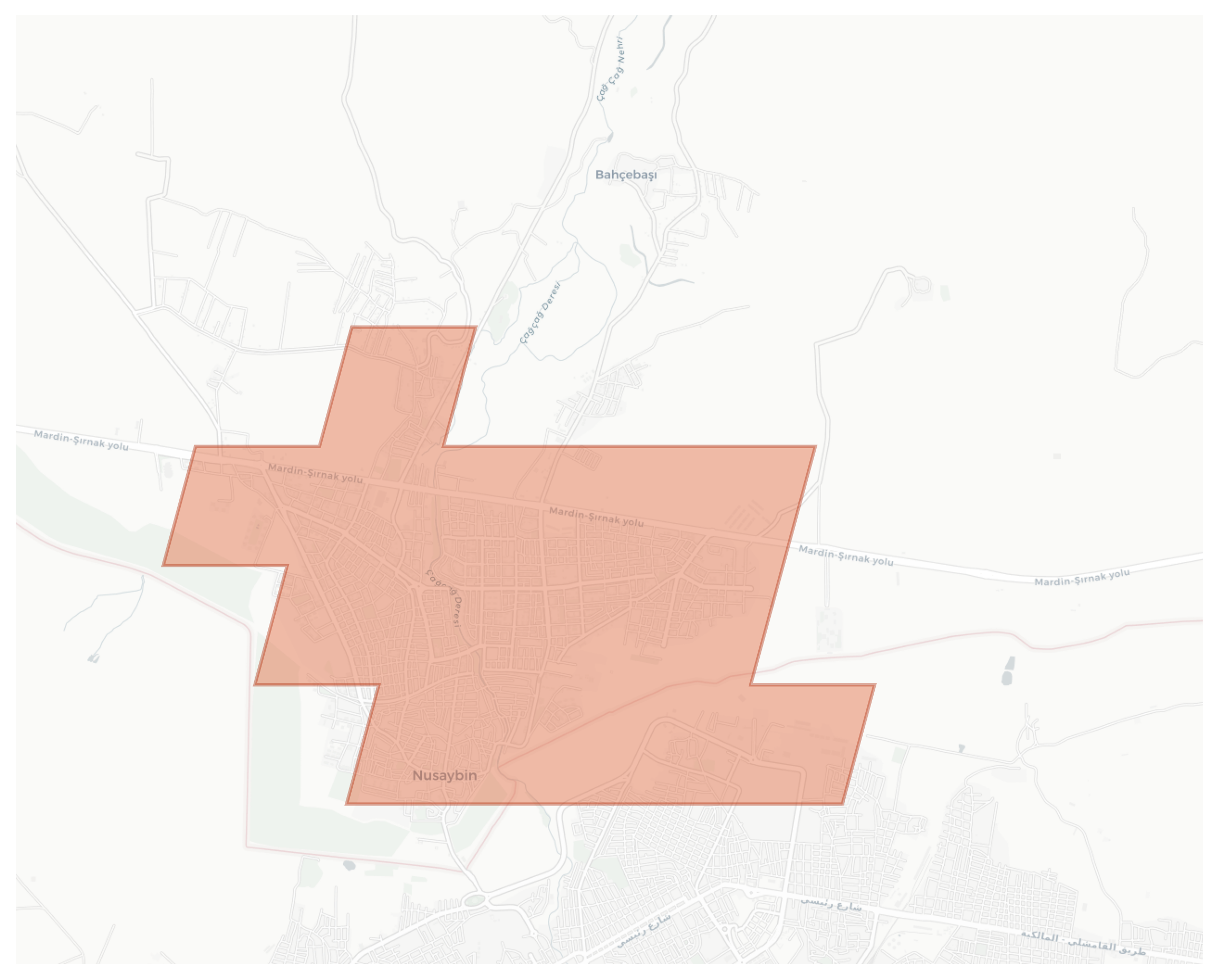 Nusaybin geographic map