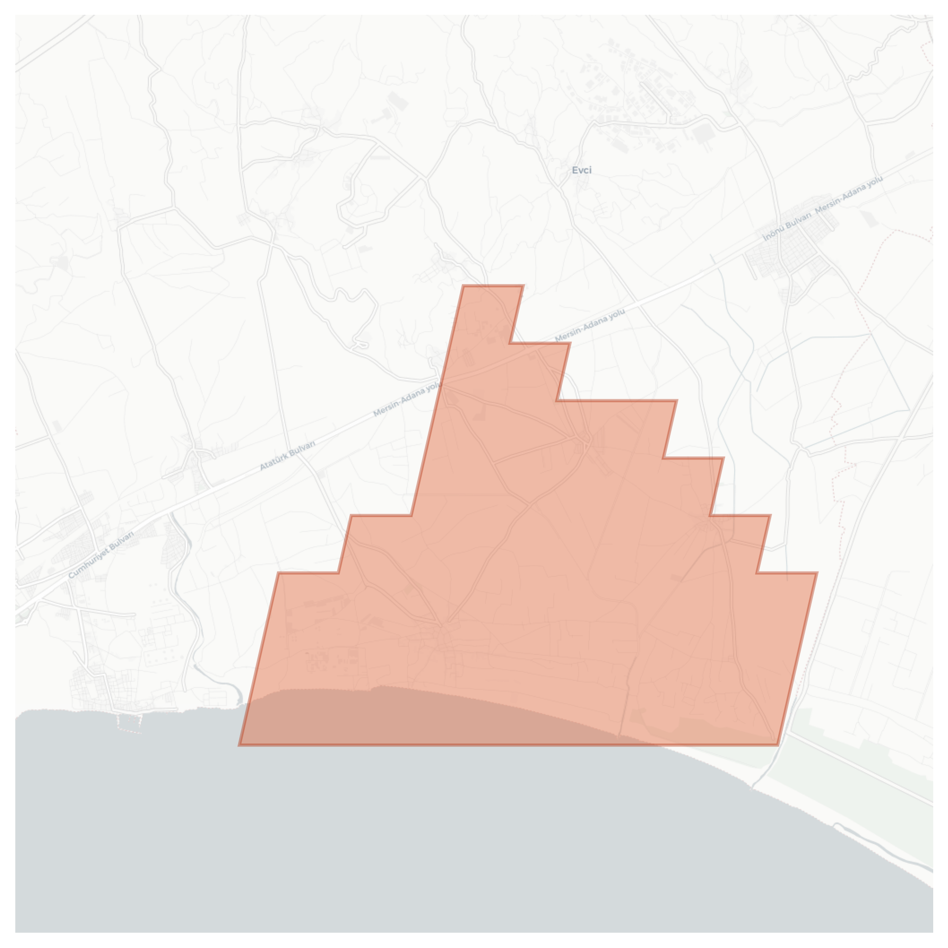 Kazanlı Mah. geographic map