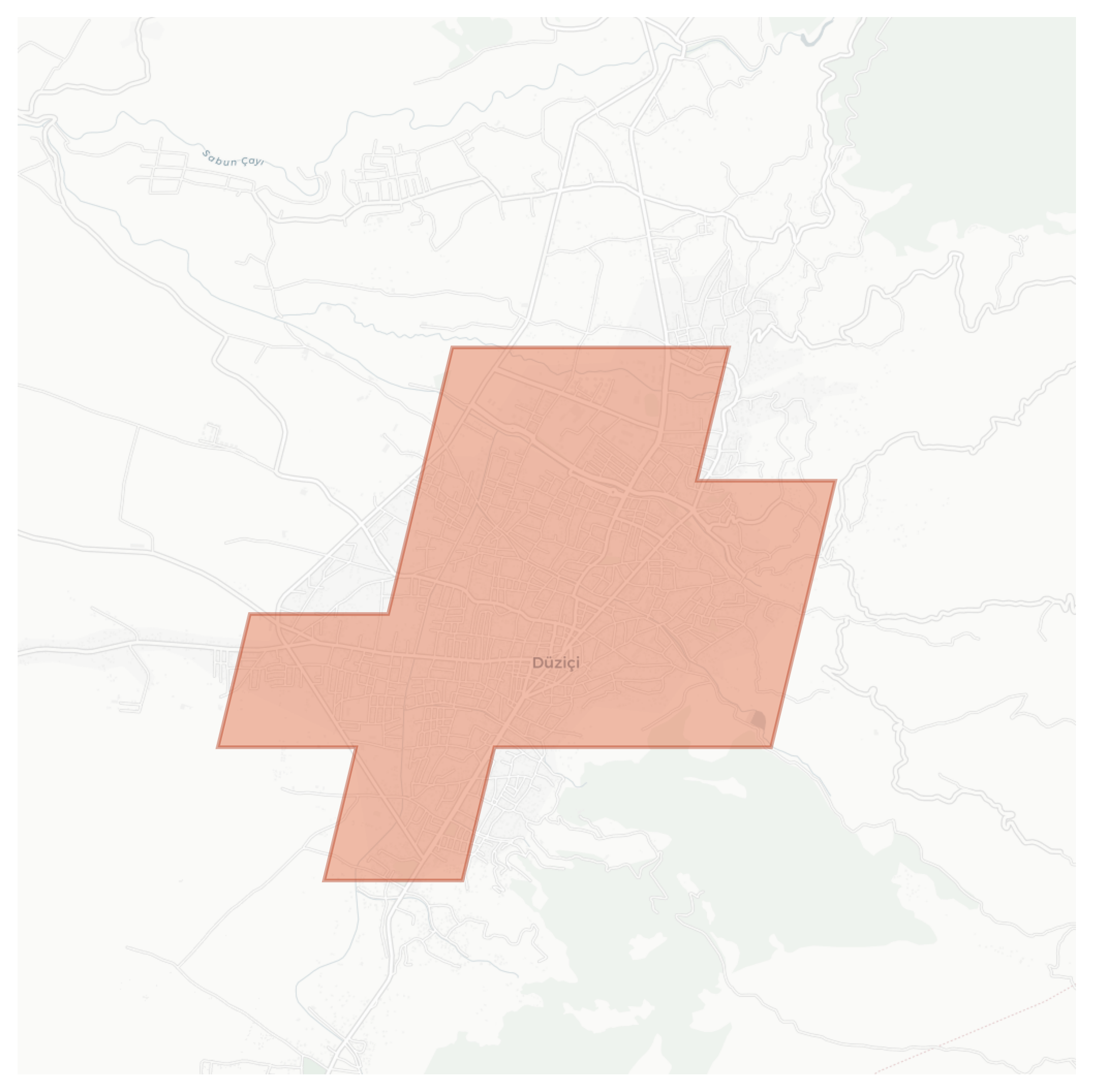 Düziçi geographic map