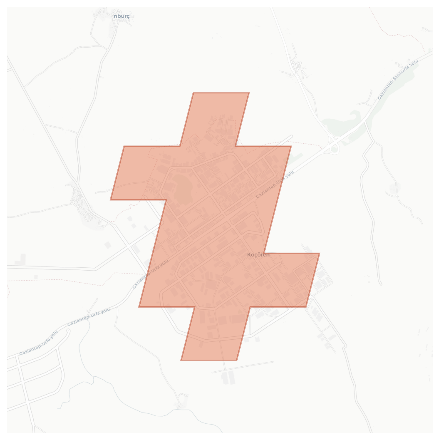 Koçören geographic map