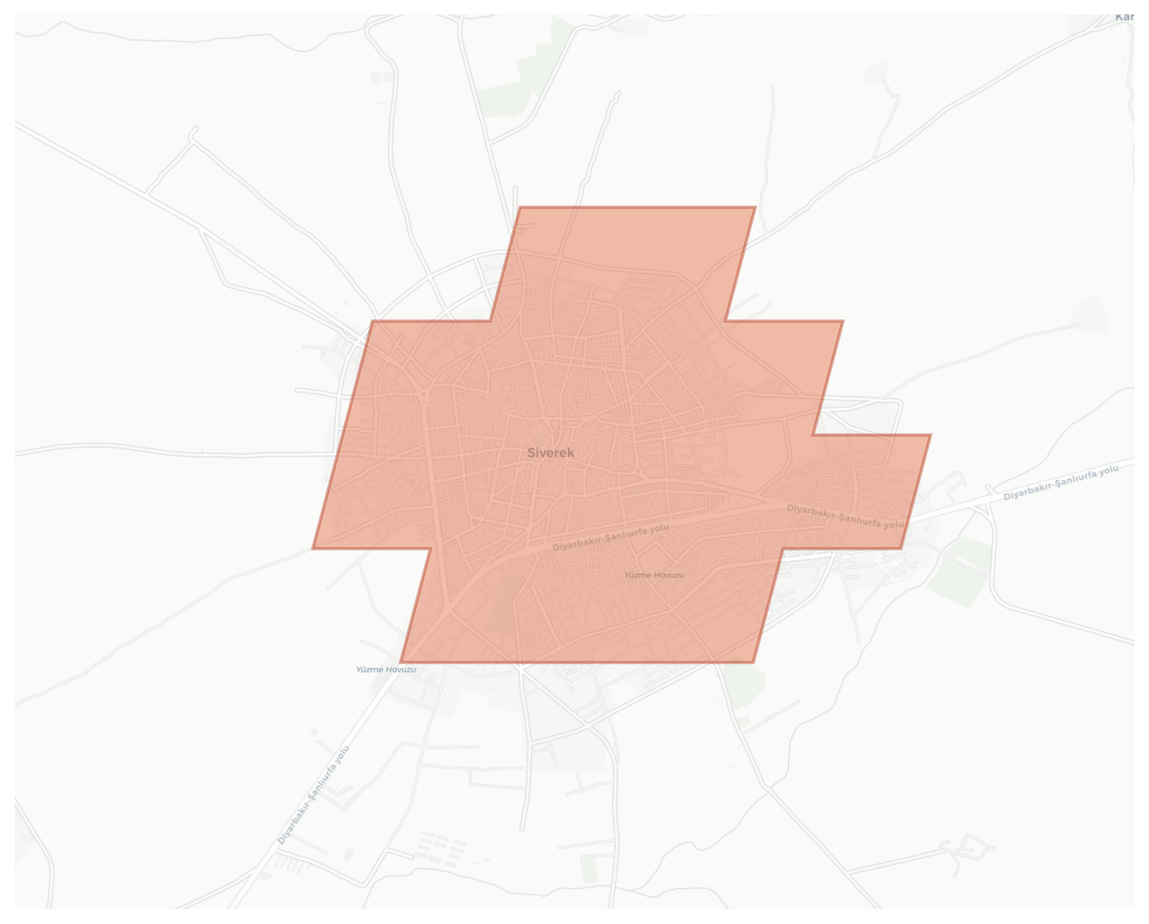 Siverek geographic map