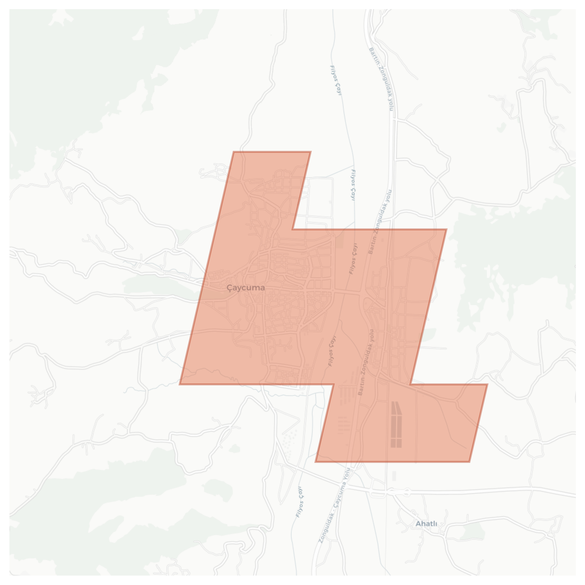 Çaycuma geographic map