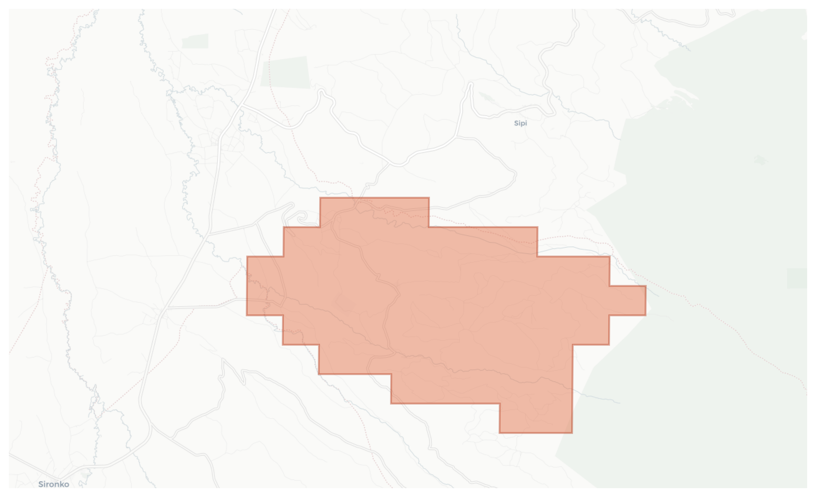 Buligenyi geographic map