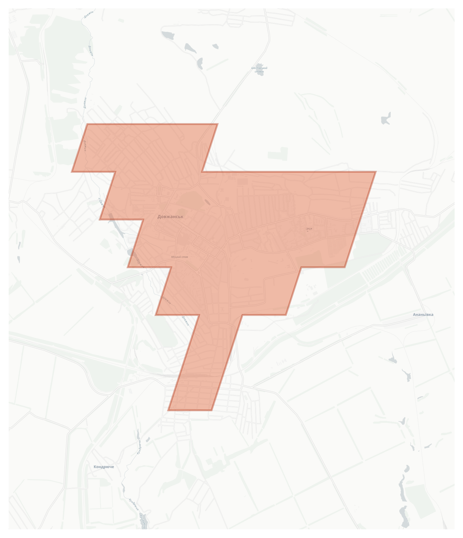 Sverdlovsk geographic map