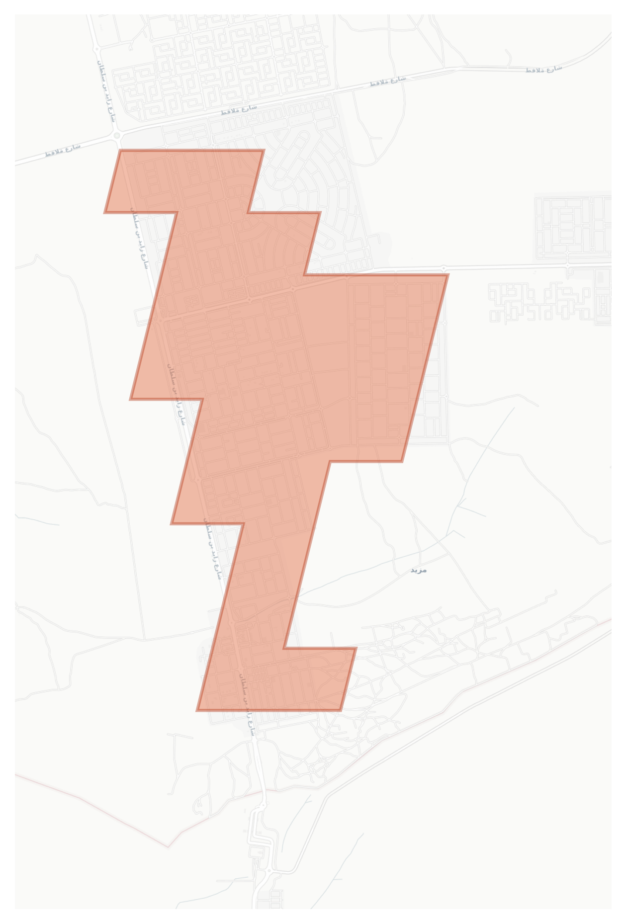 Al Dhahir geographic map