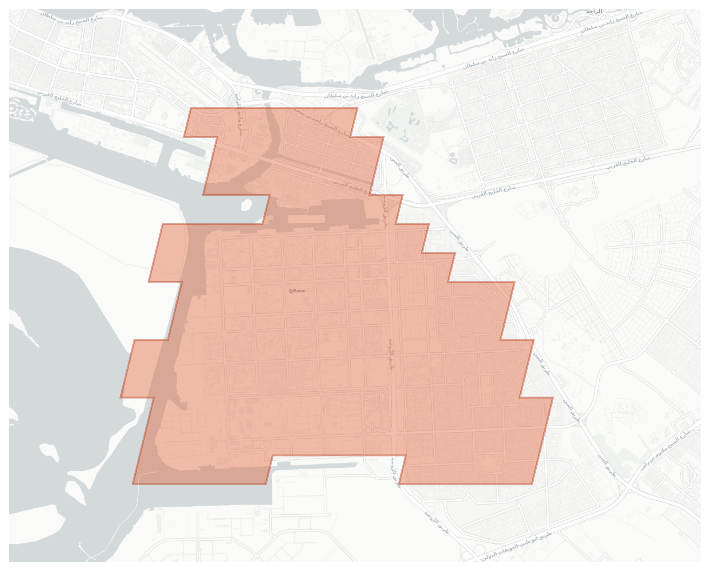 ICAD I geographic map