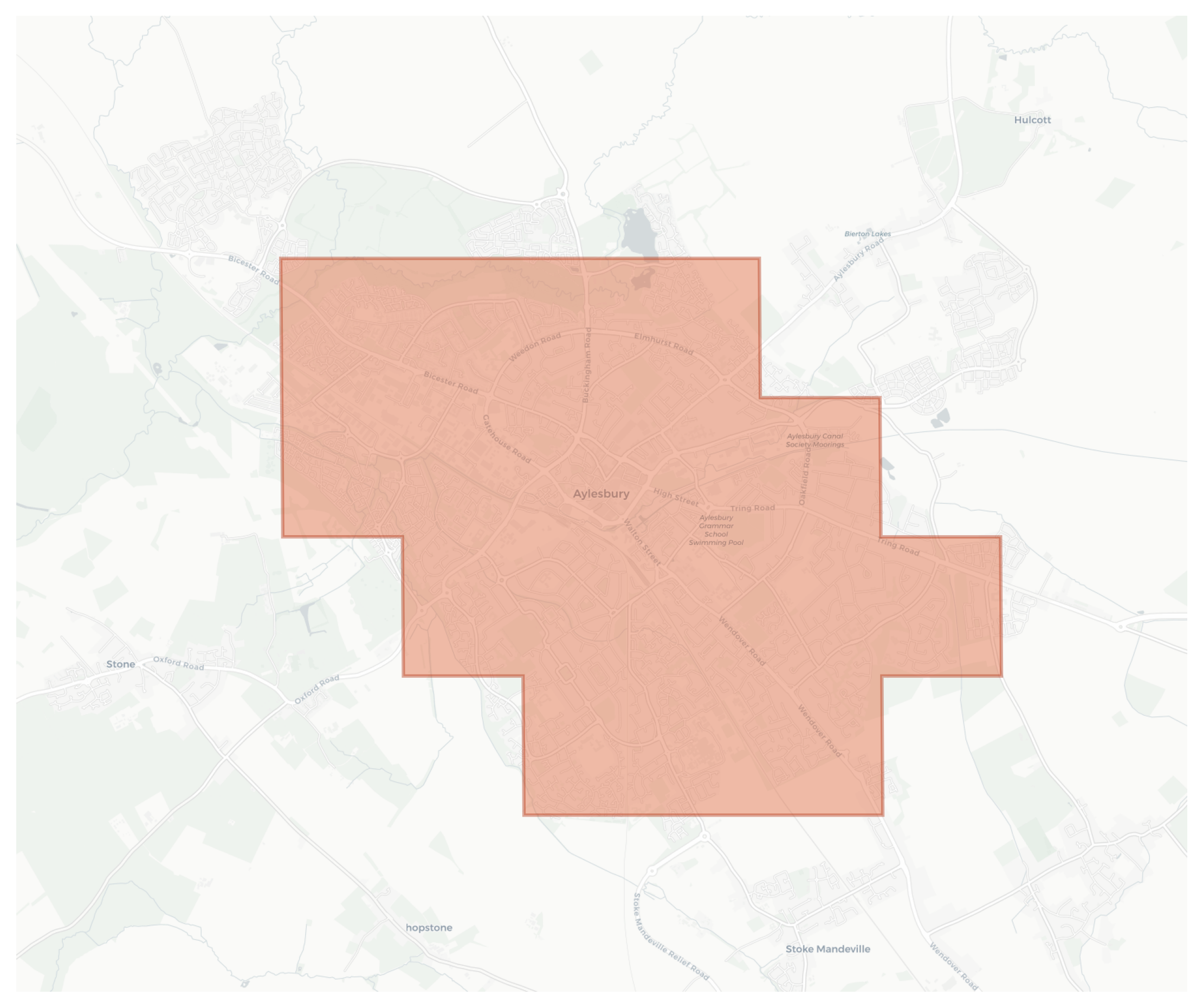 Aylesbury geographic map