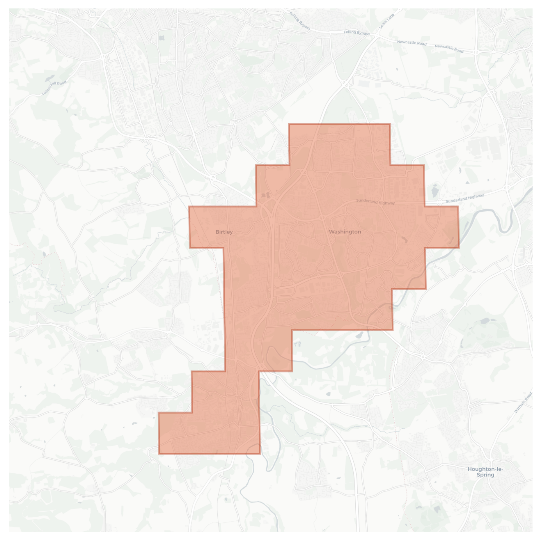 Chester-le-Street geographic map