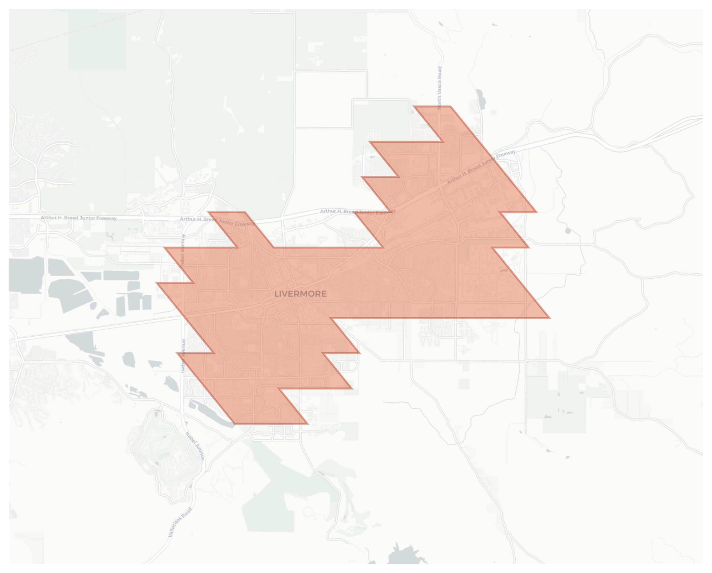 Livermore geographic map