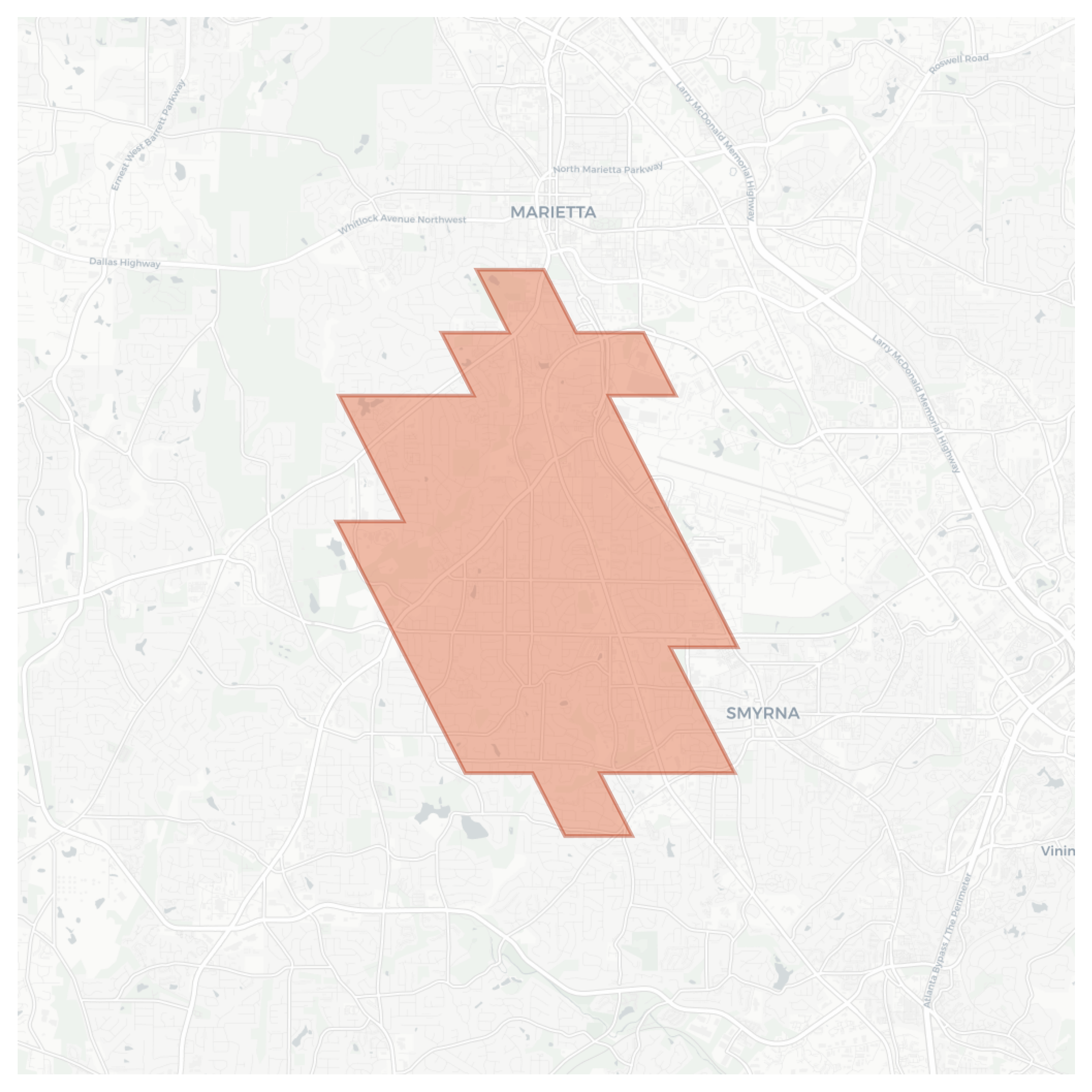 Fair Oaks geographic map