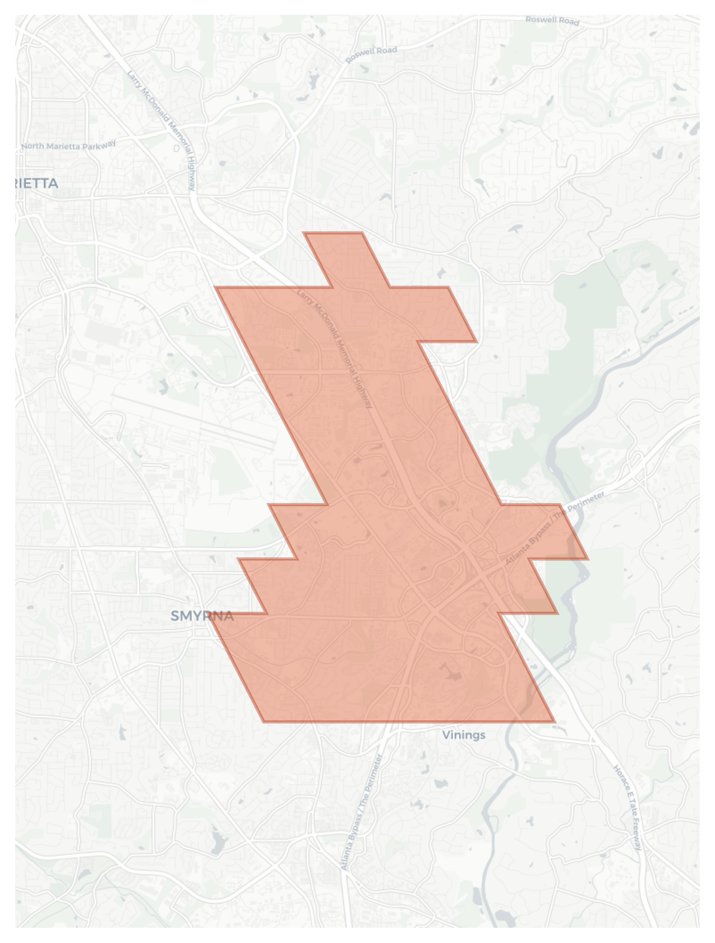 Riverwood geographic map