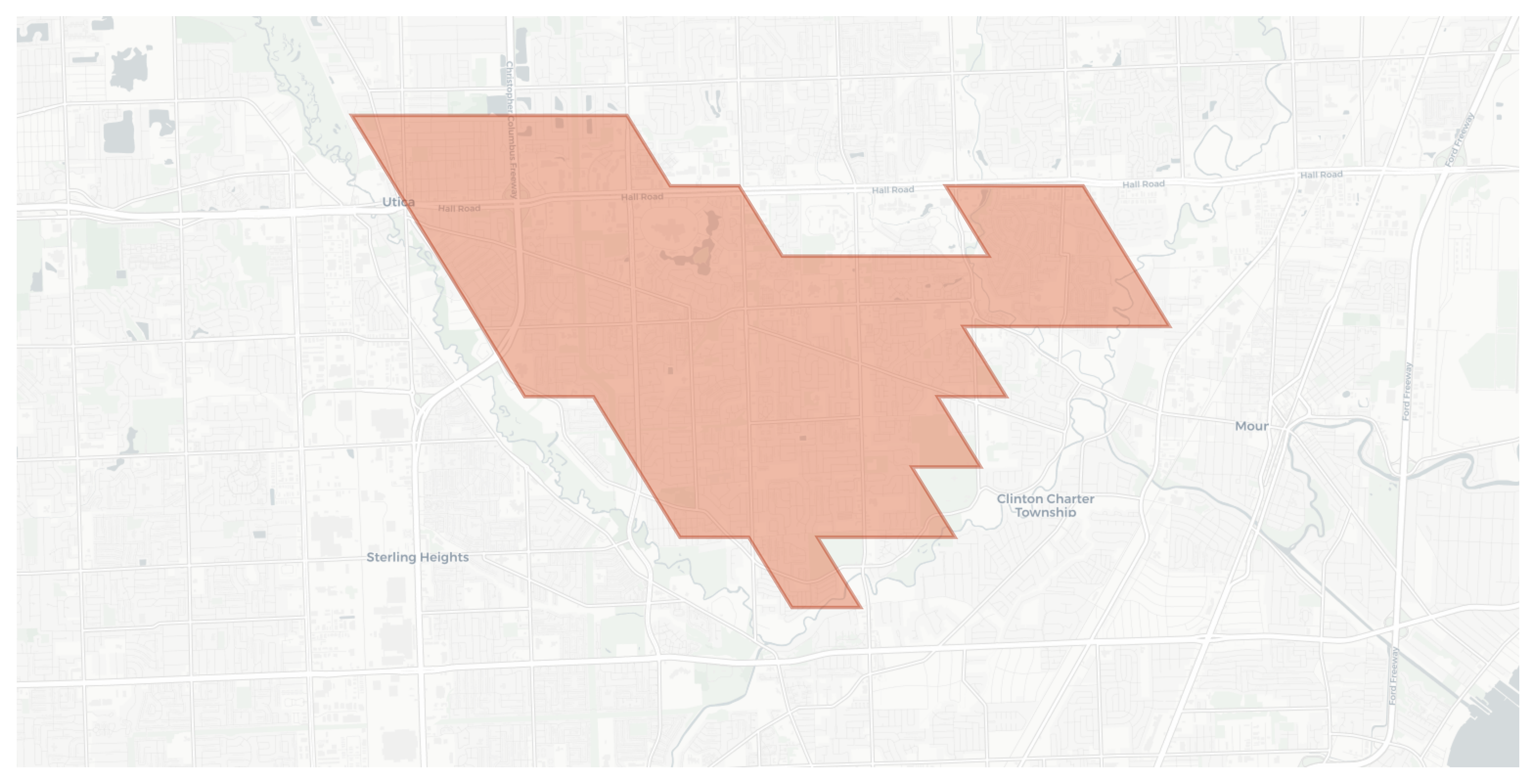 Encore Townhomes geographic map