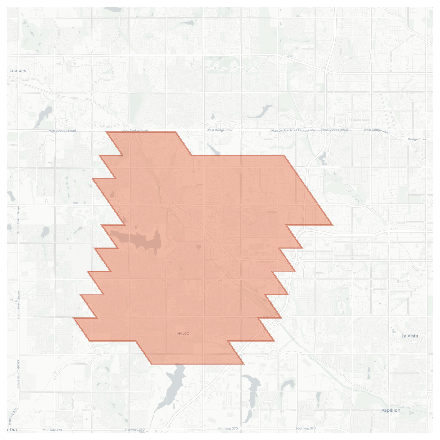 Chalco geographic map