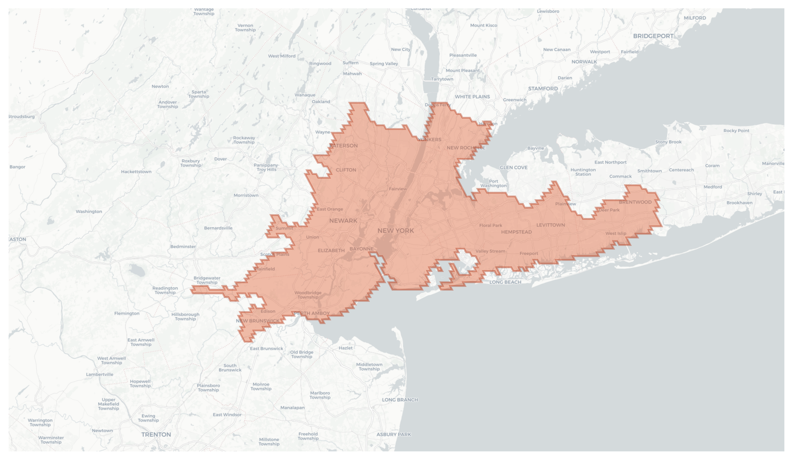New York City geographic map
