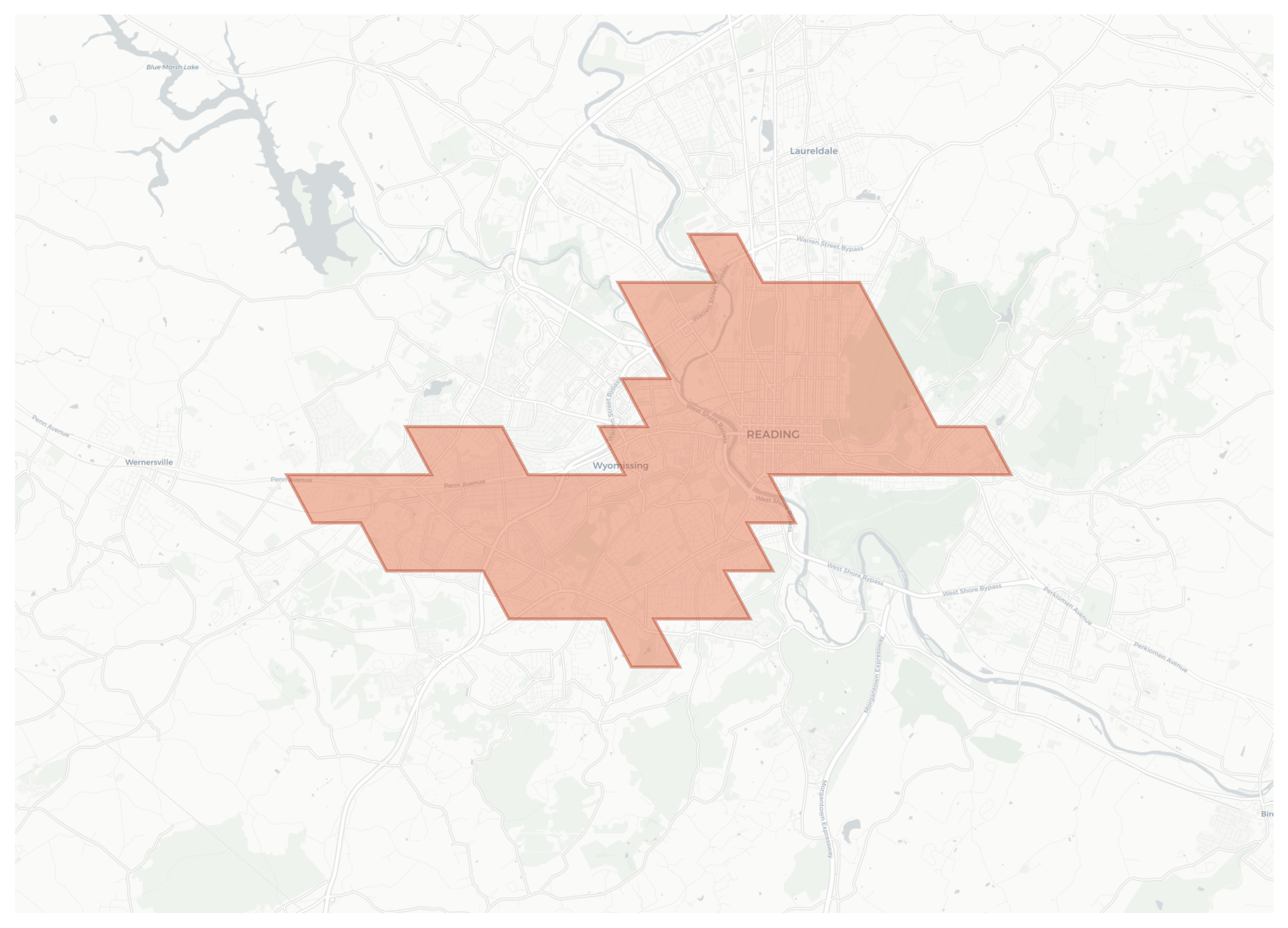 Reading geographic map