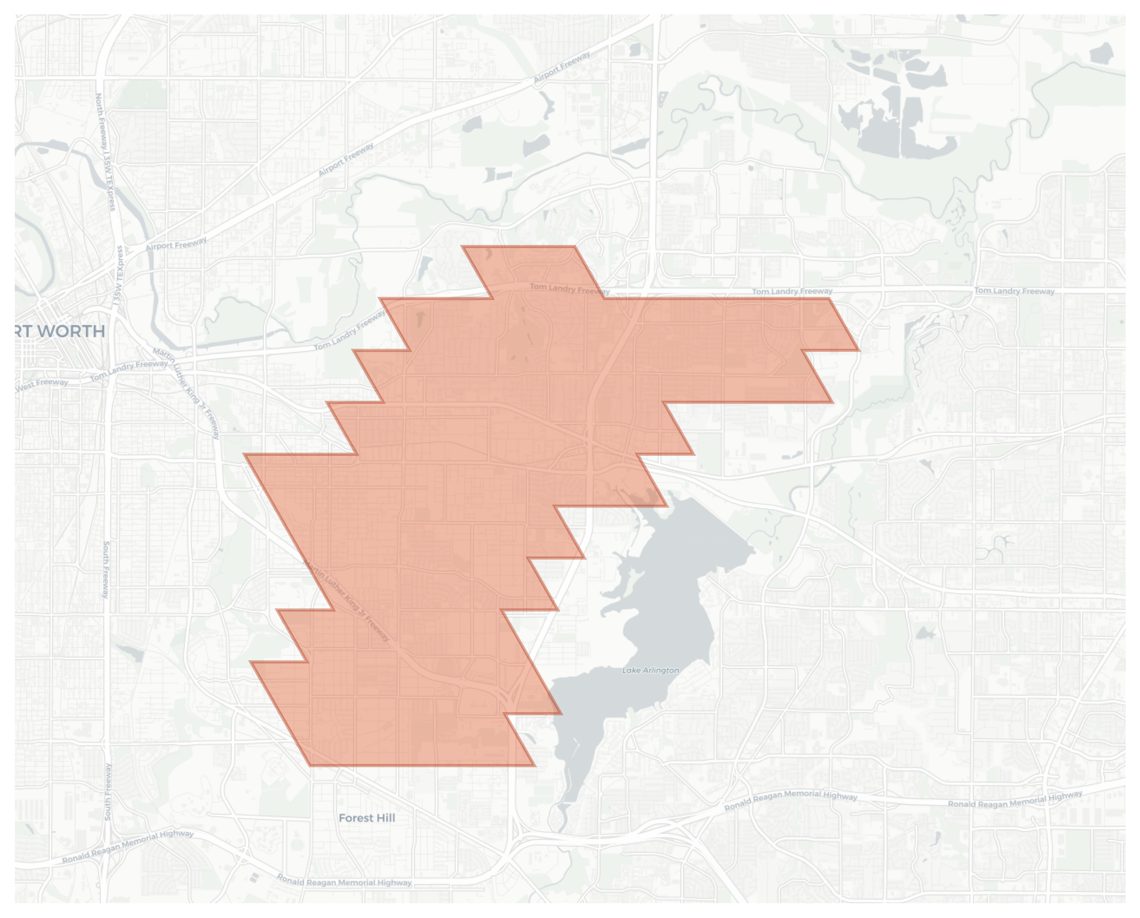 Handley geographic map