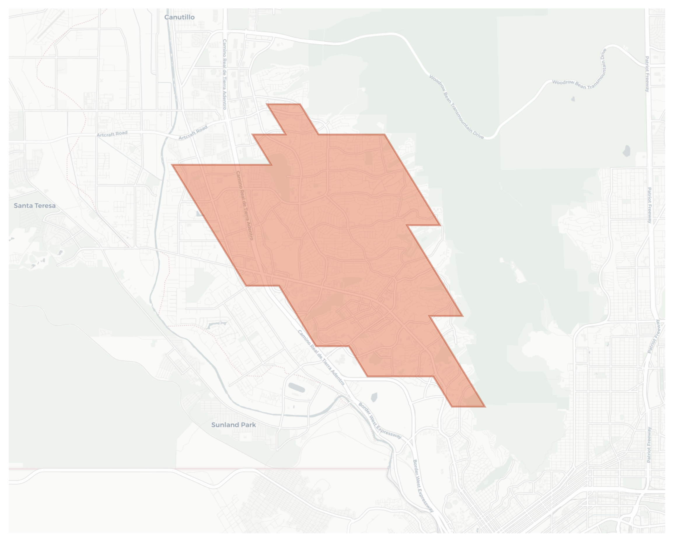 Montoya geographic map