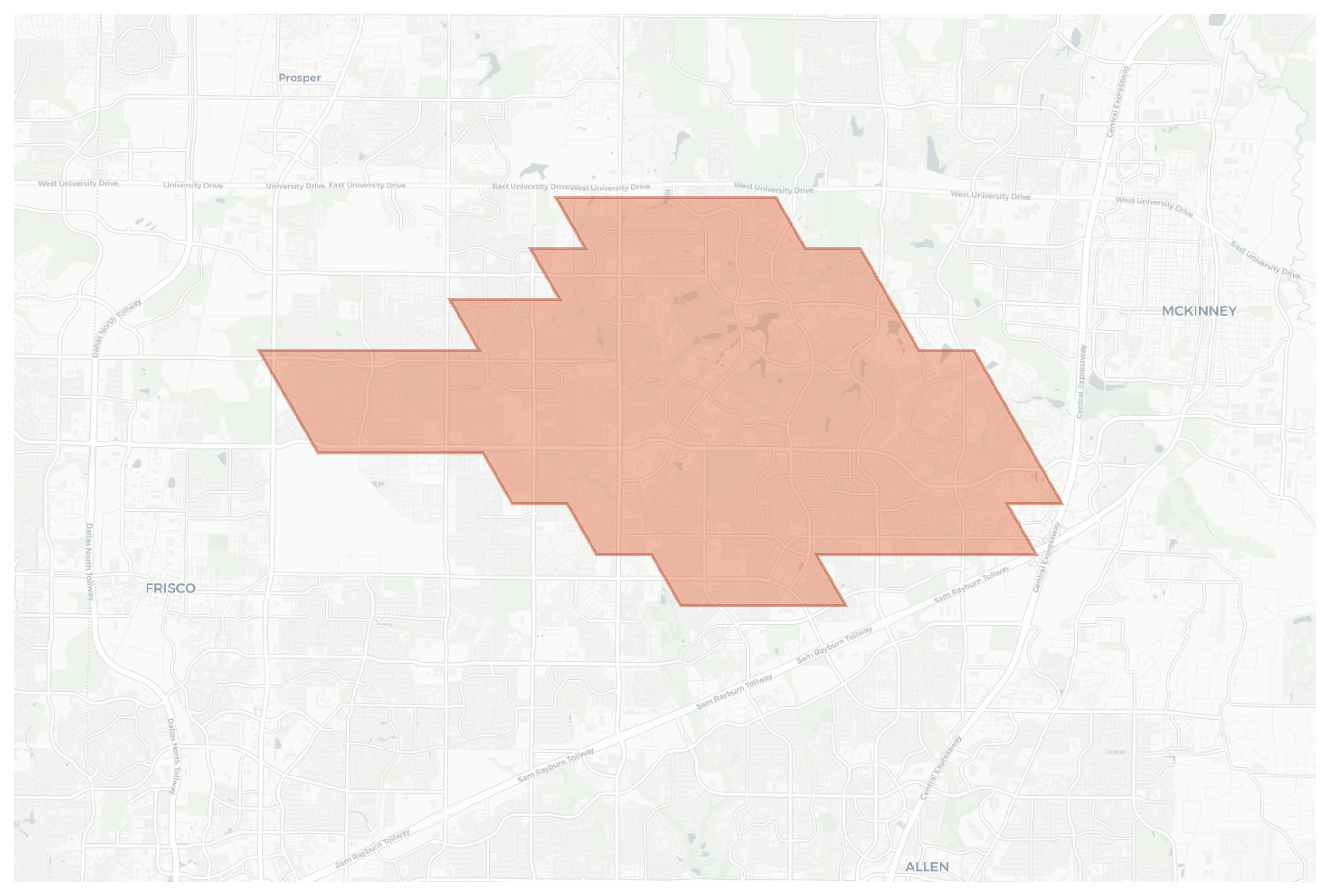 Stonebridge geographic map