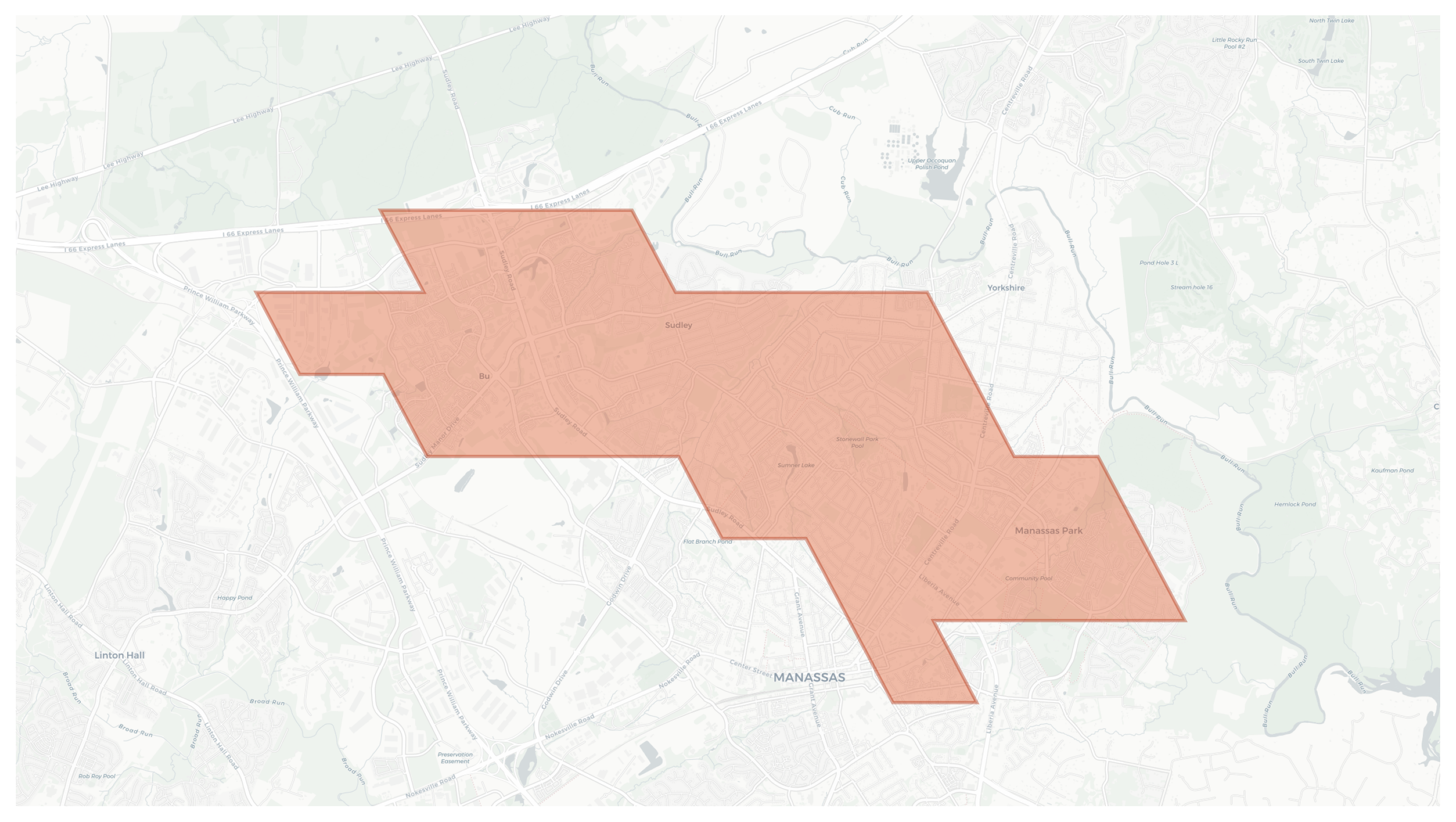 Manassas Park geographic map