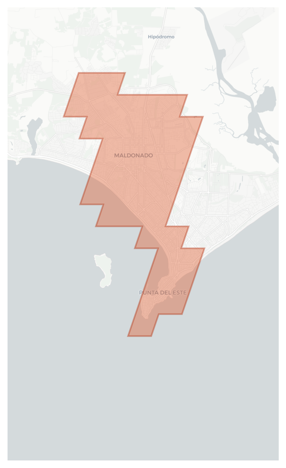 Maldonado geographic map