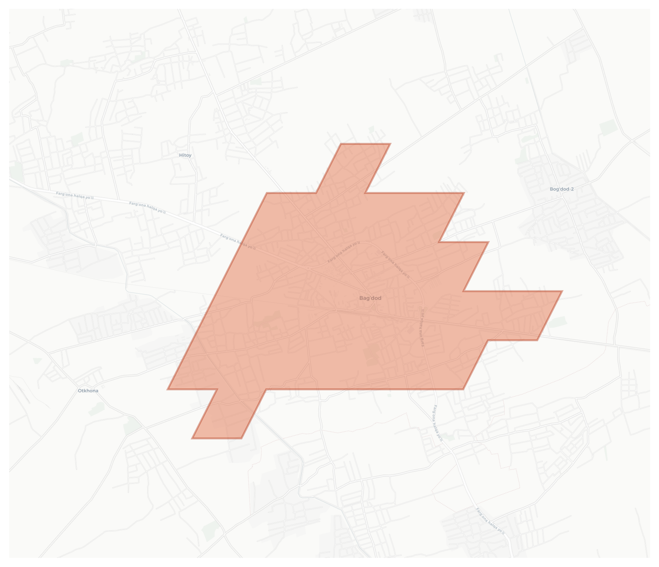 Bagdad geographic map