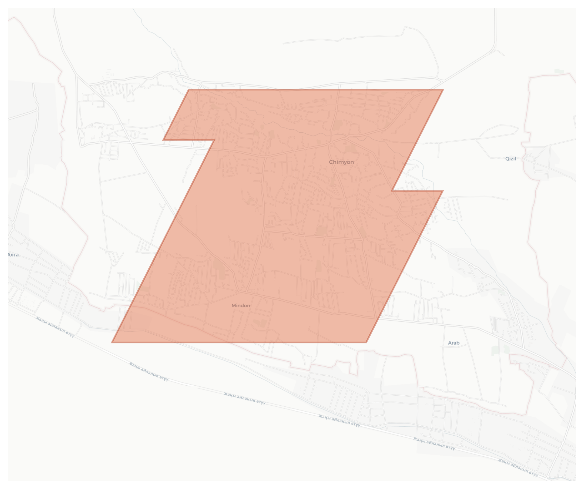 Chimyon geographic map