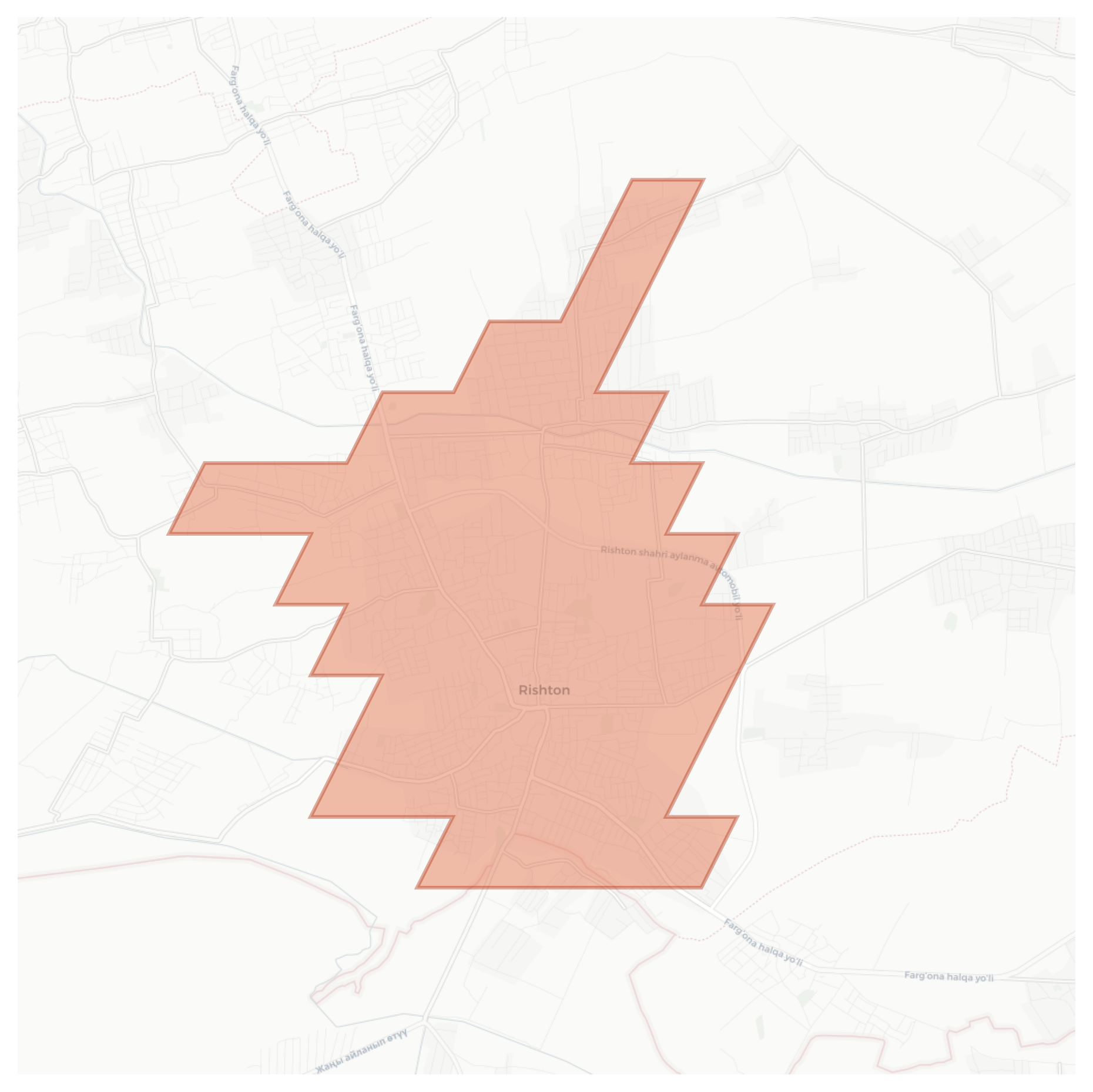 Rishtan geographic map