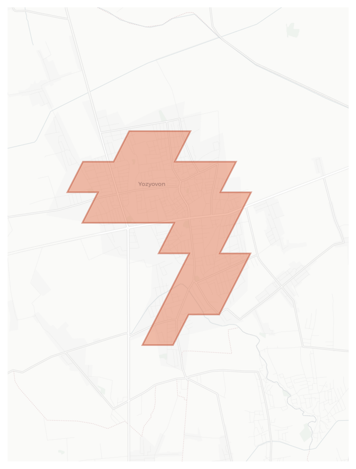 Yazyavan geographic map