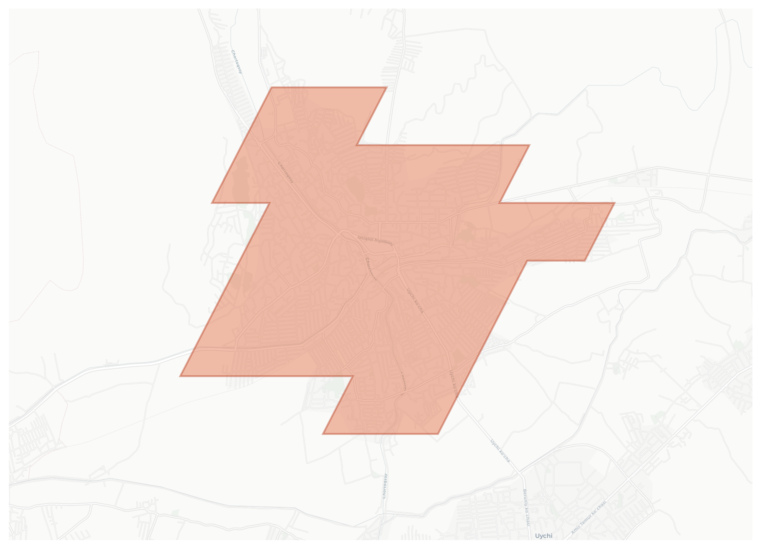 Chortoq geographic map
