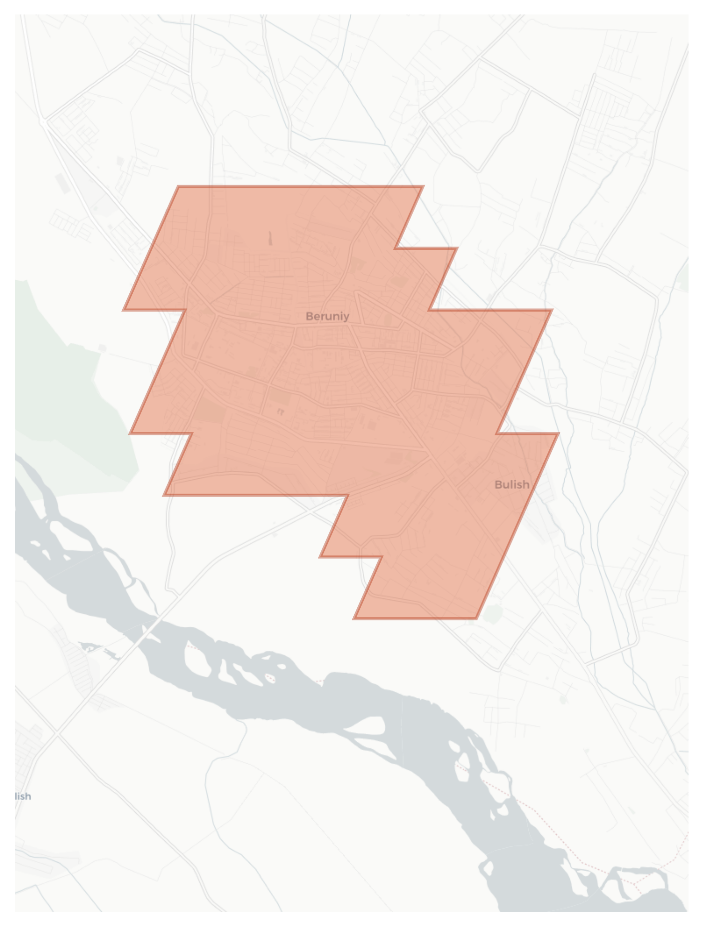 Beruniy geographic map