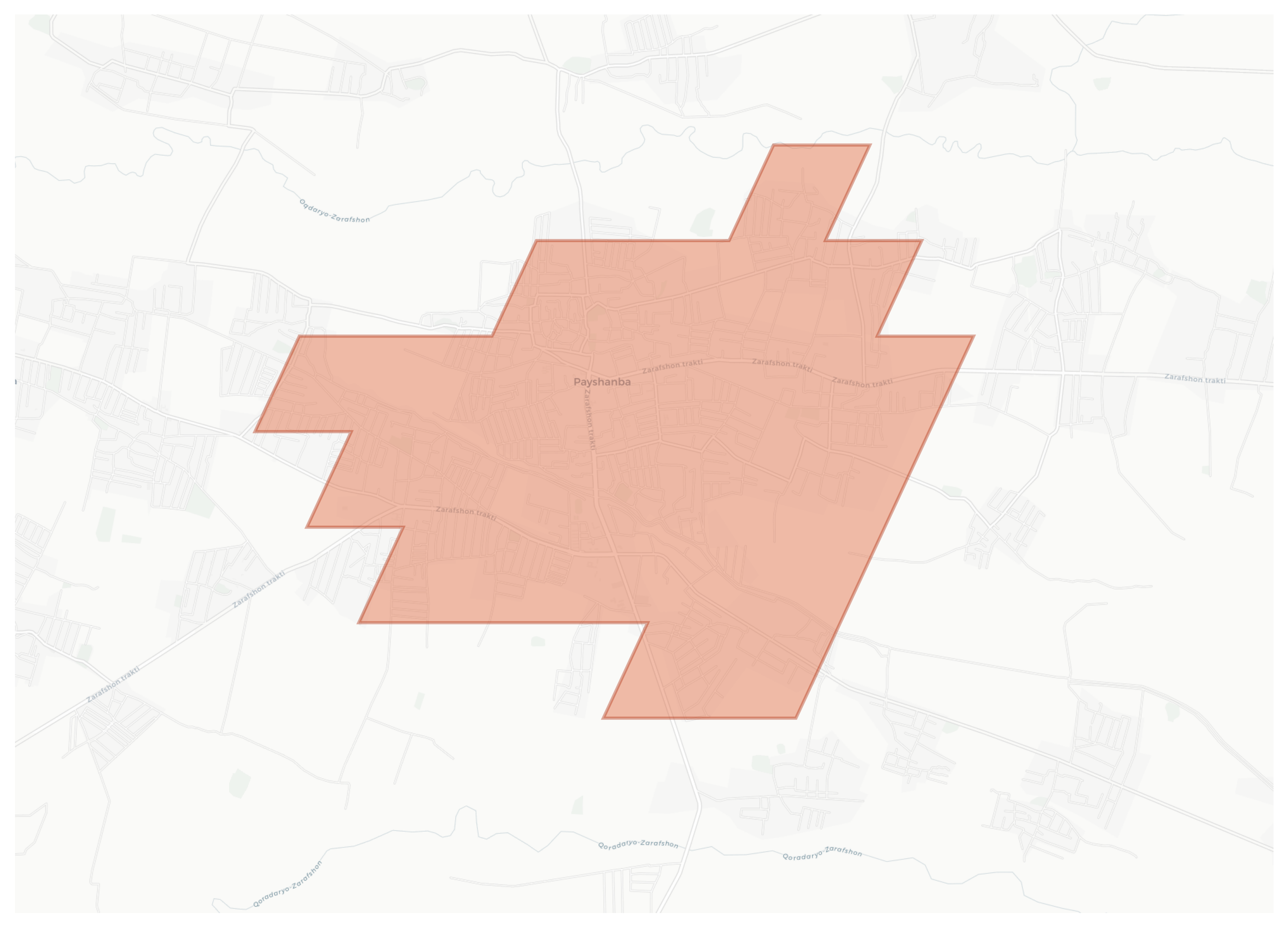 Payshanba geographic map