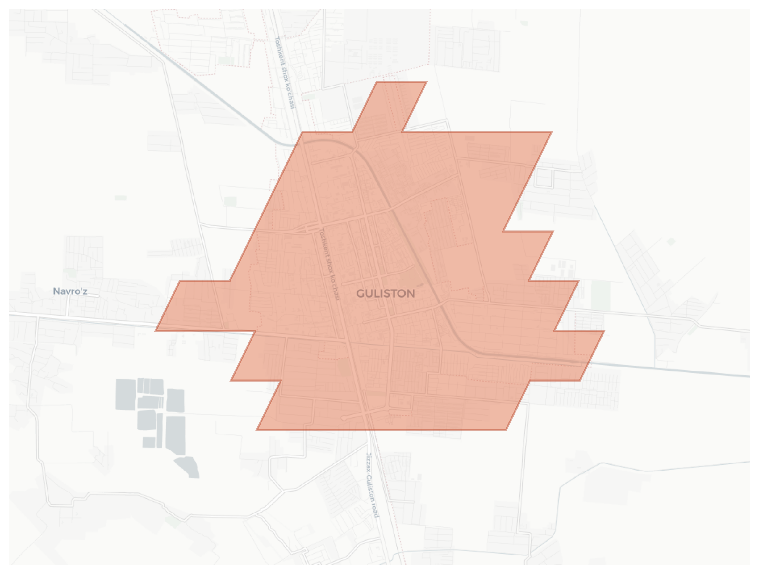 Gulistan geographic map