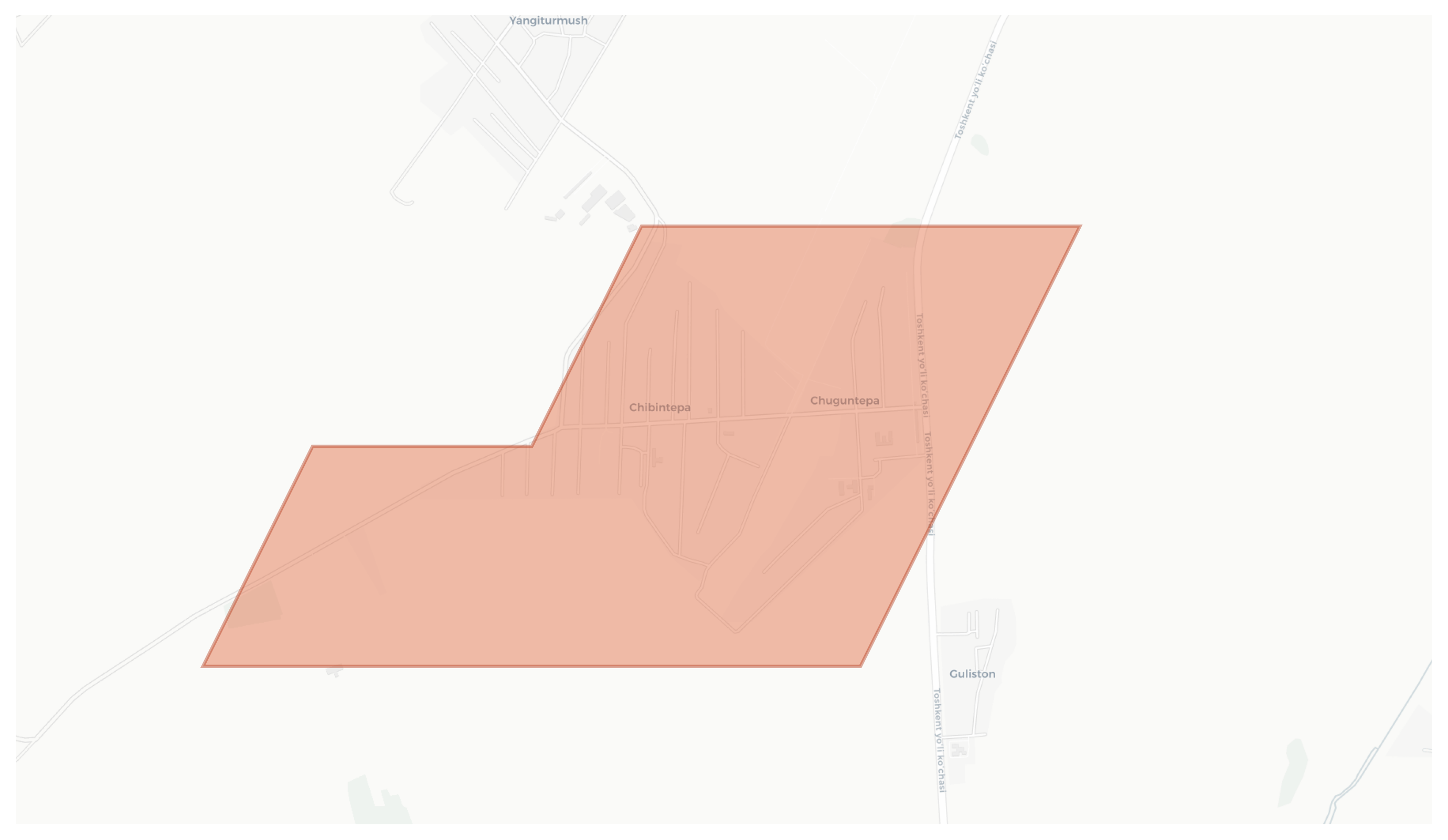 Chibintepa geographic map