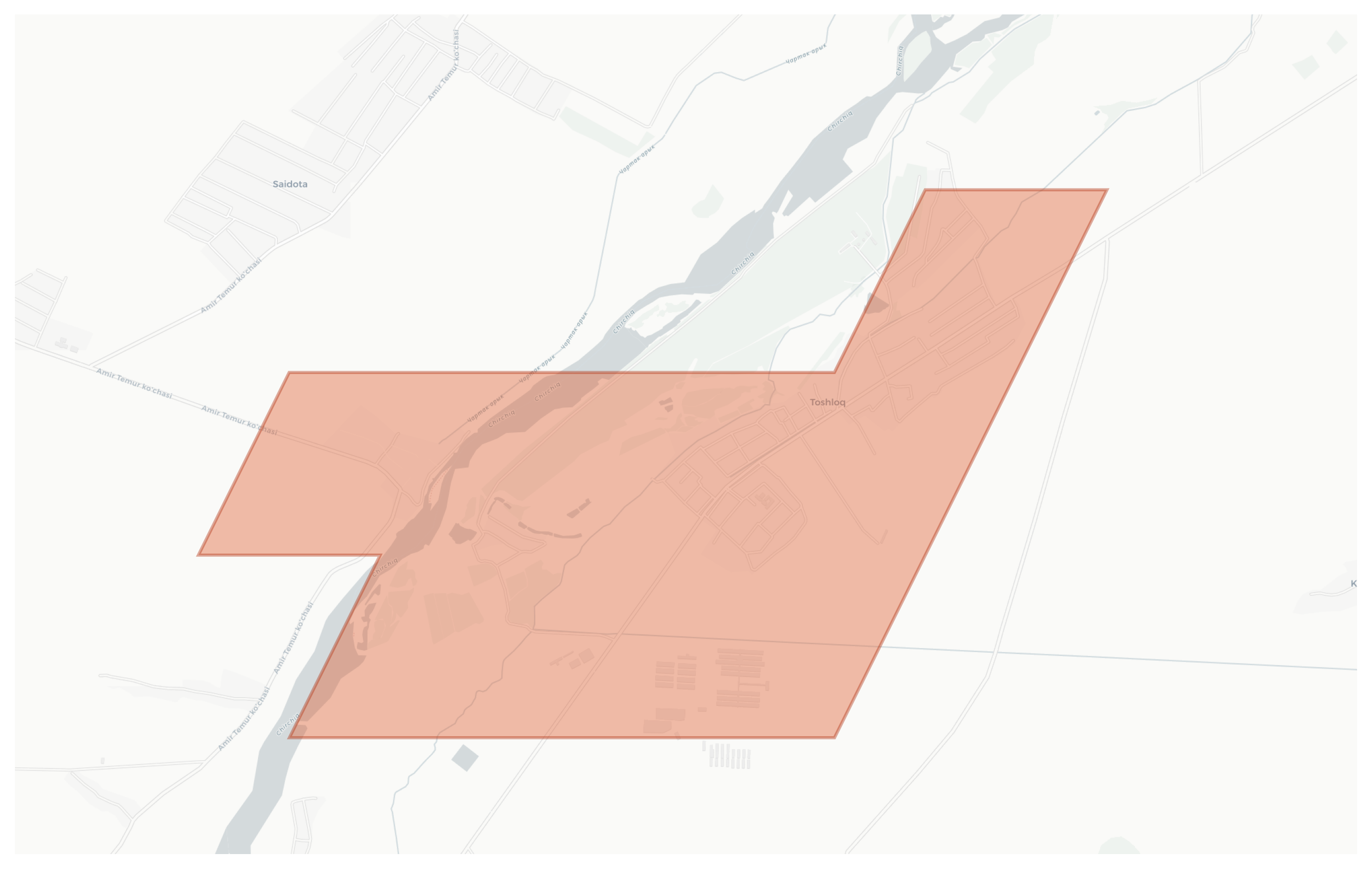 Tashlak geographic map