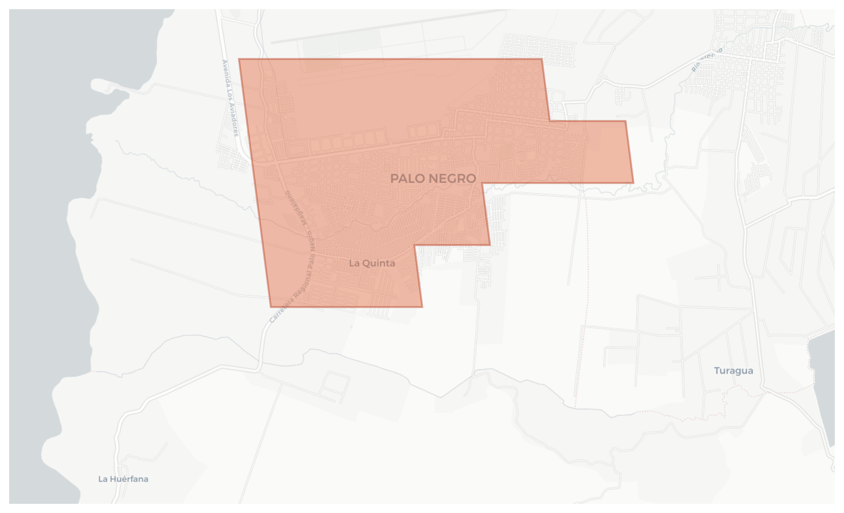 Palo Negro geographic map