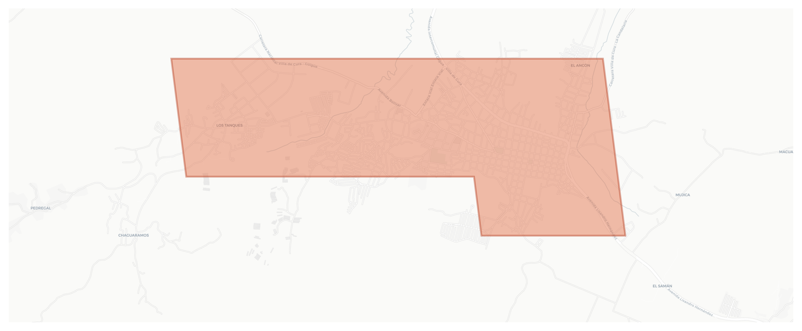 Villa de Cura geographic map