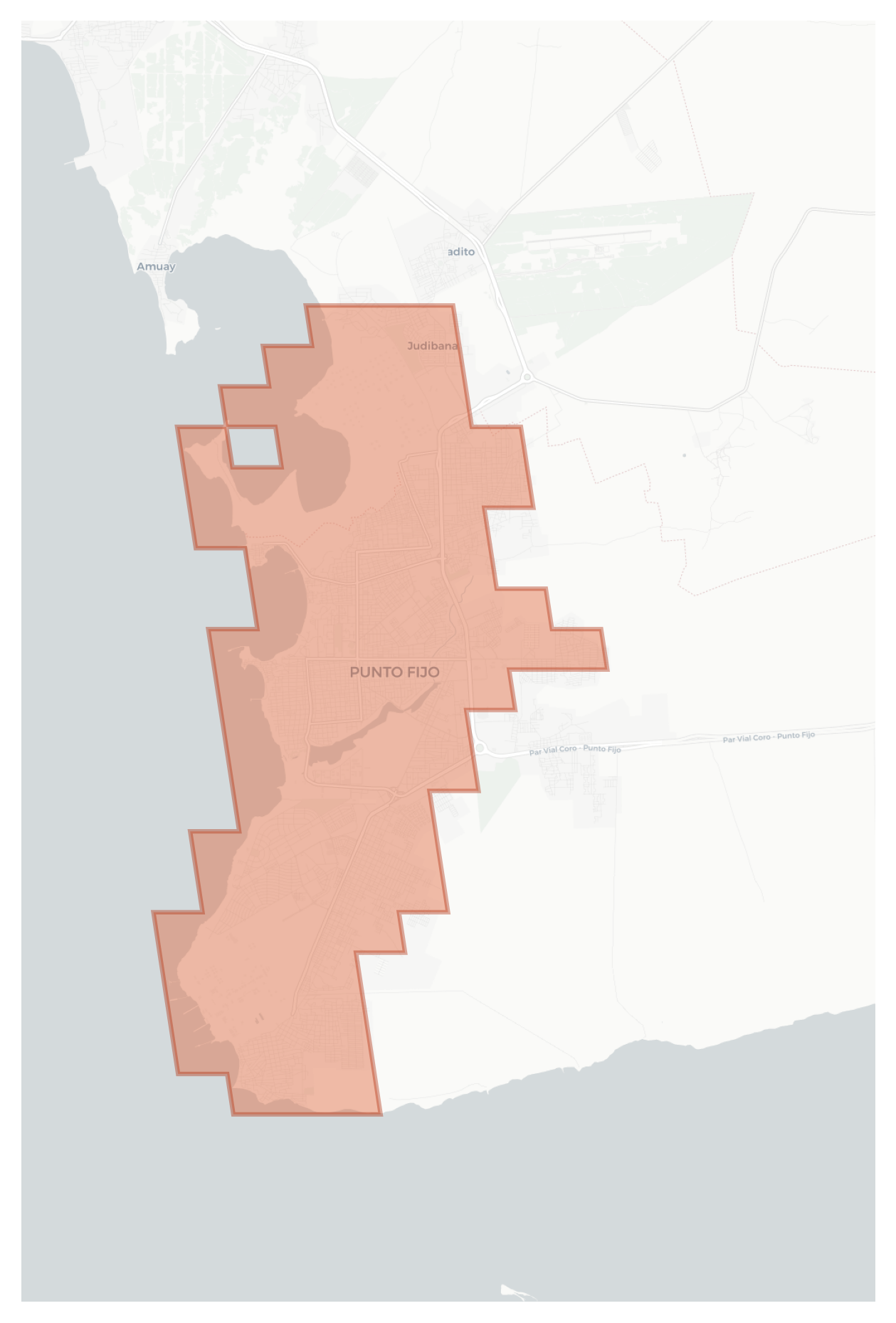 Punto Fijo geographic map