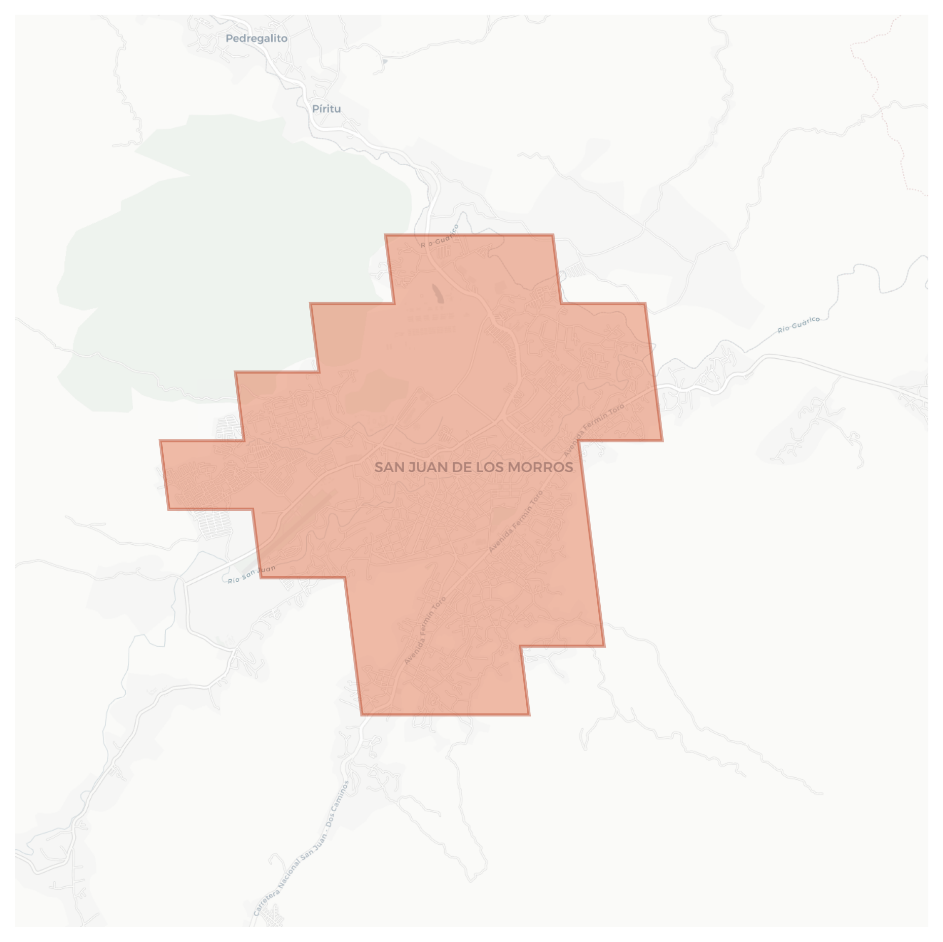 San Juan de Los Morros geographic map