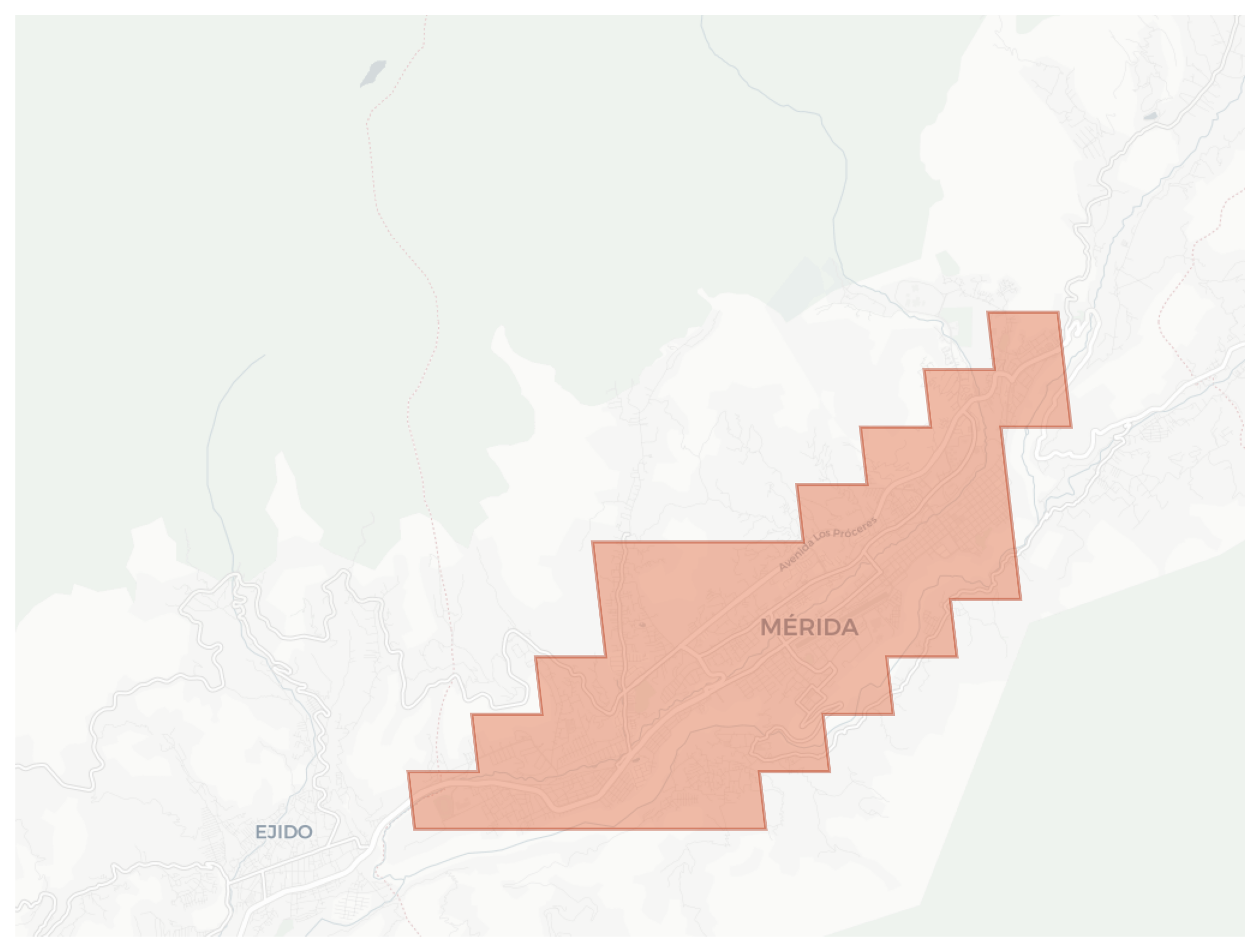 Mérida geographic map