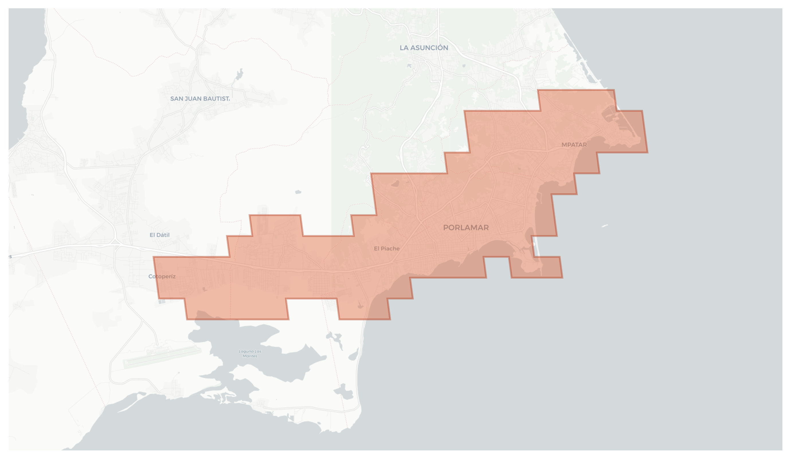Porlamar geographic map