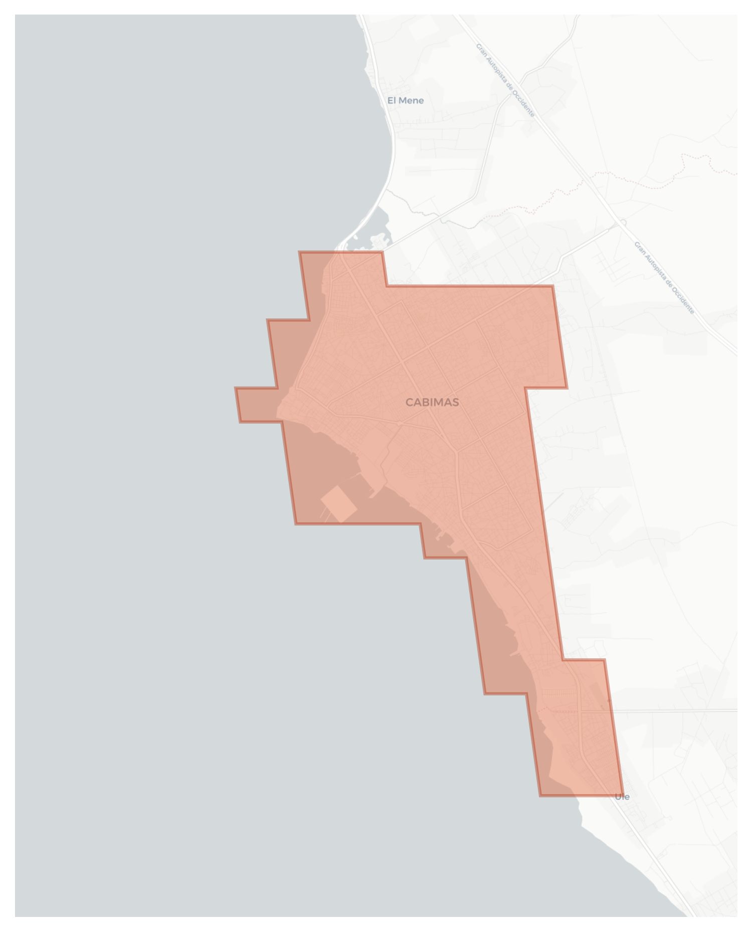 Cabimas geographic map