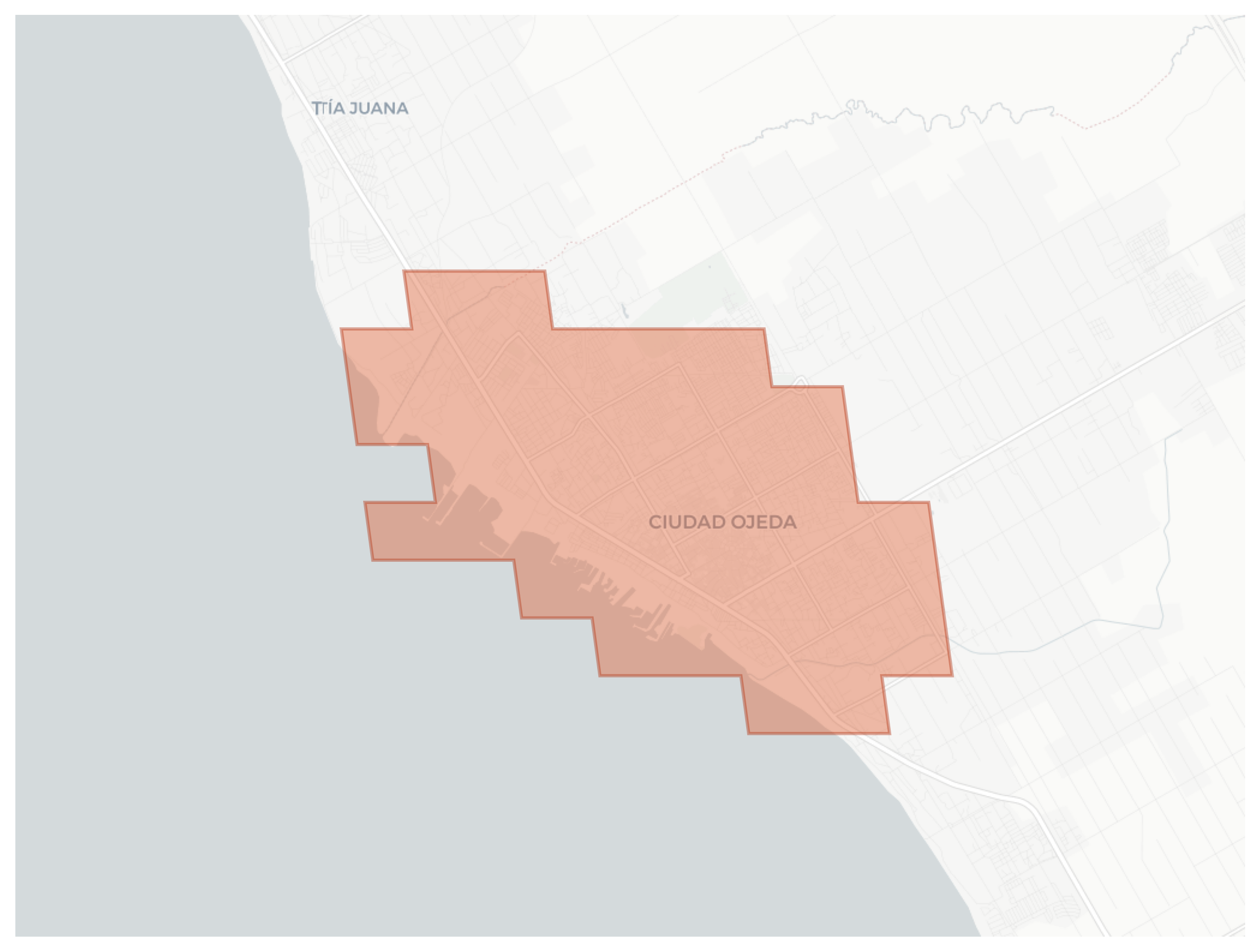 Ciudad Ojeda geographic map