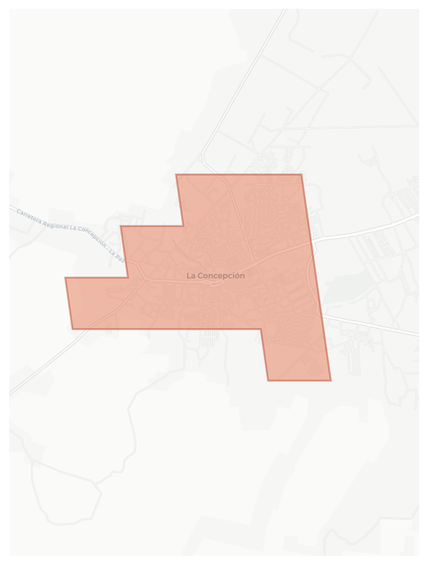La Concepción geographic map