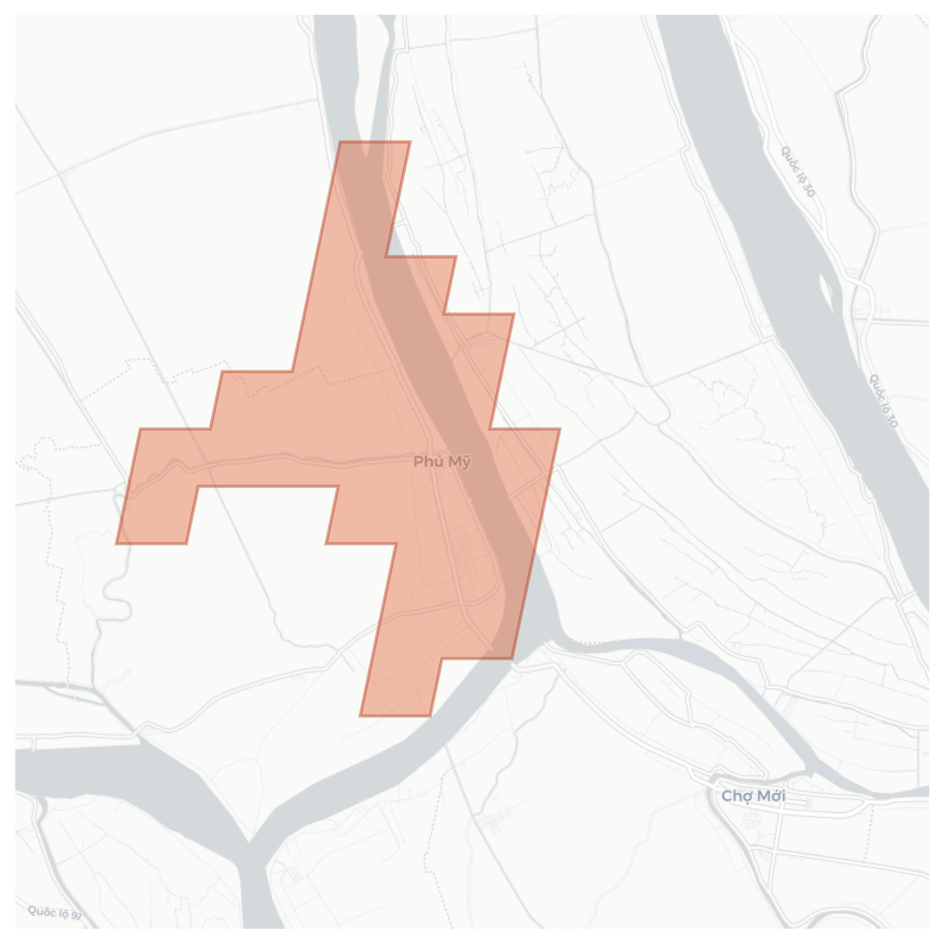 Phú Mỹ geographic map