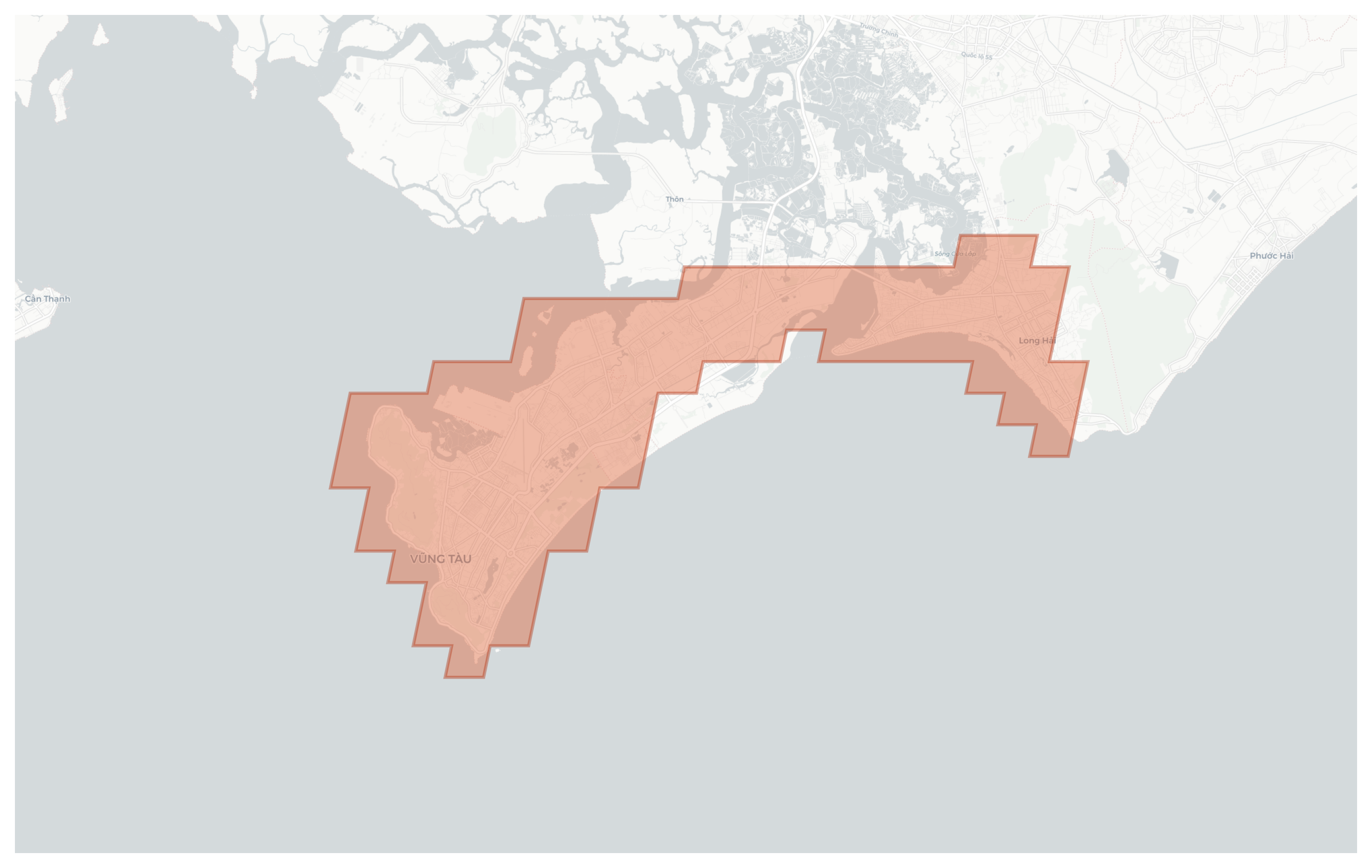 Vũng Tàu geographic map