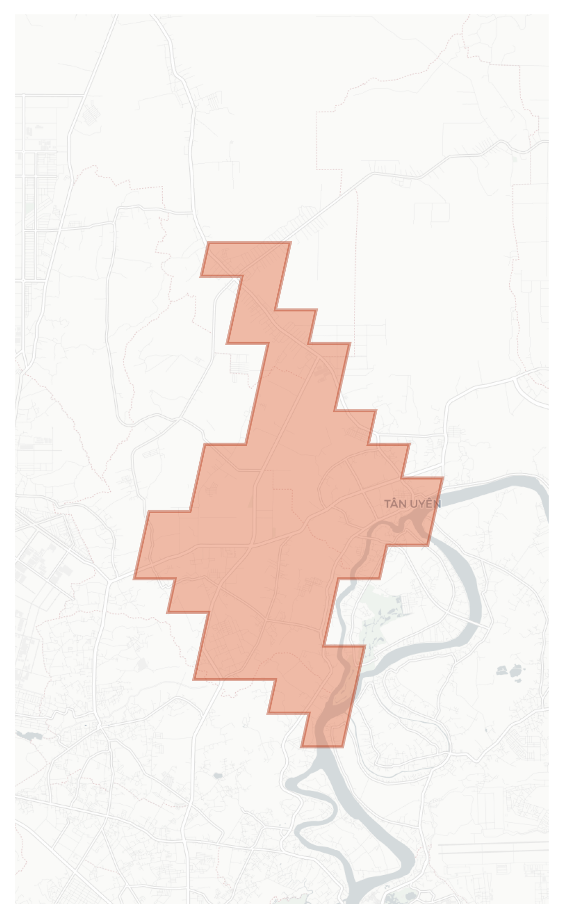 Tân Uyên geographic map