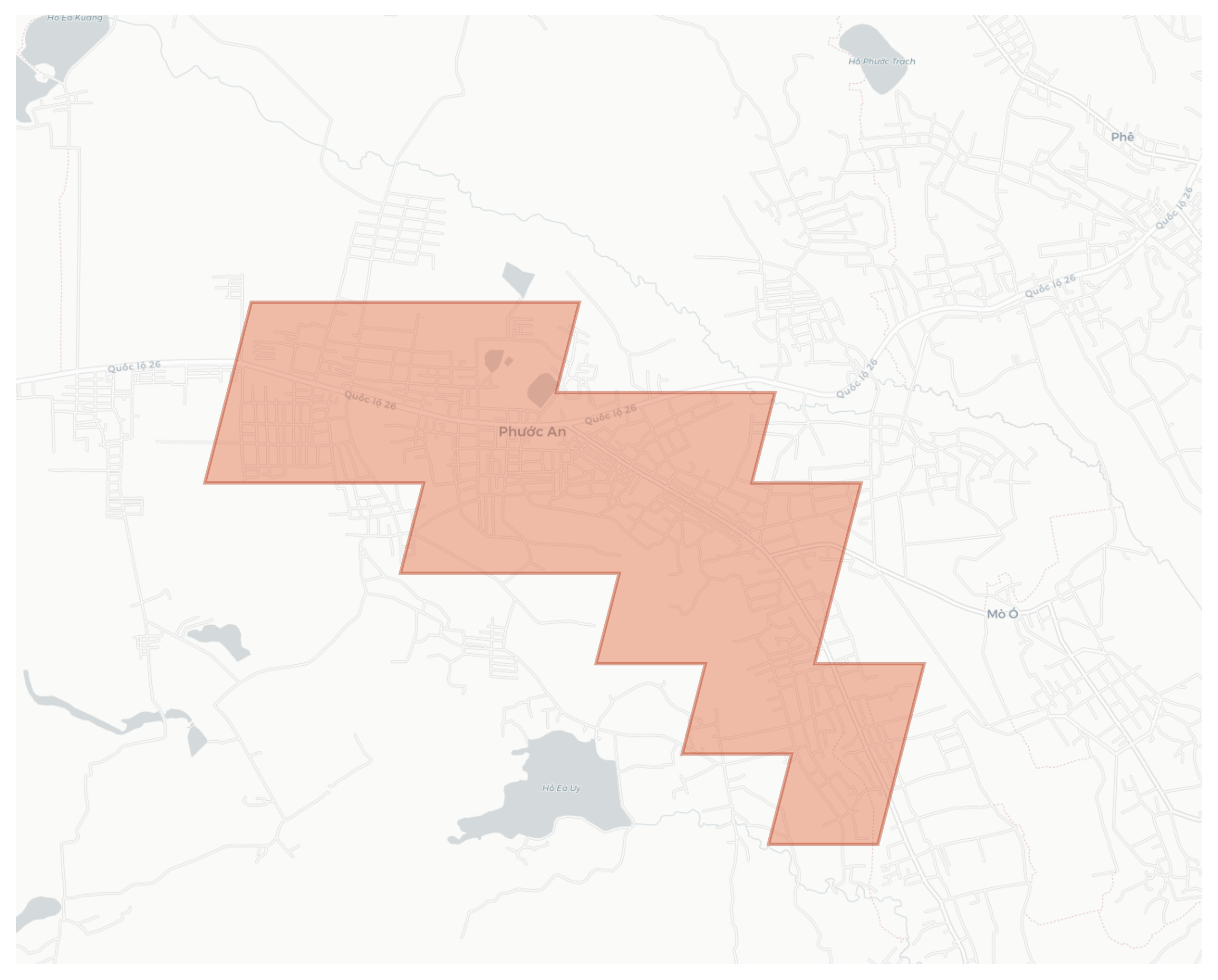 Phước An geographic map