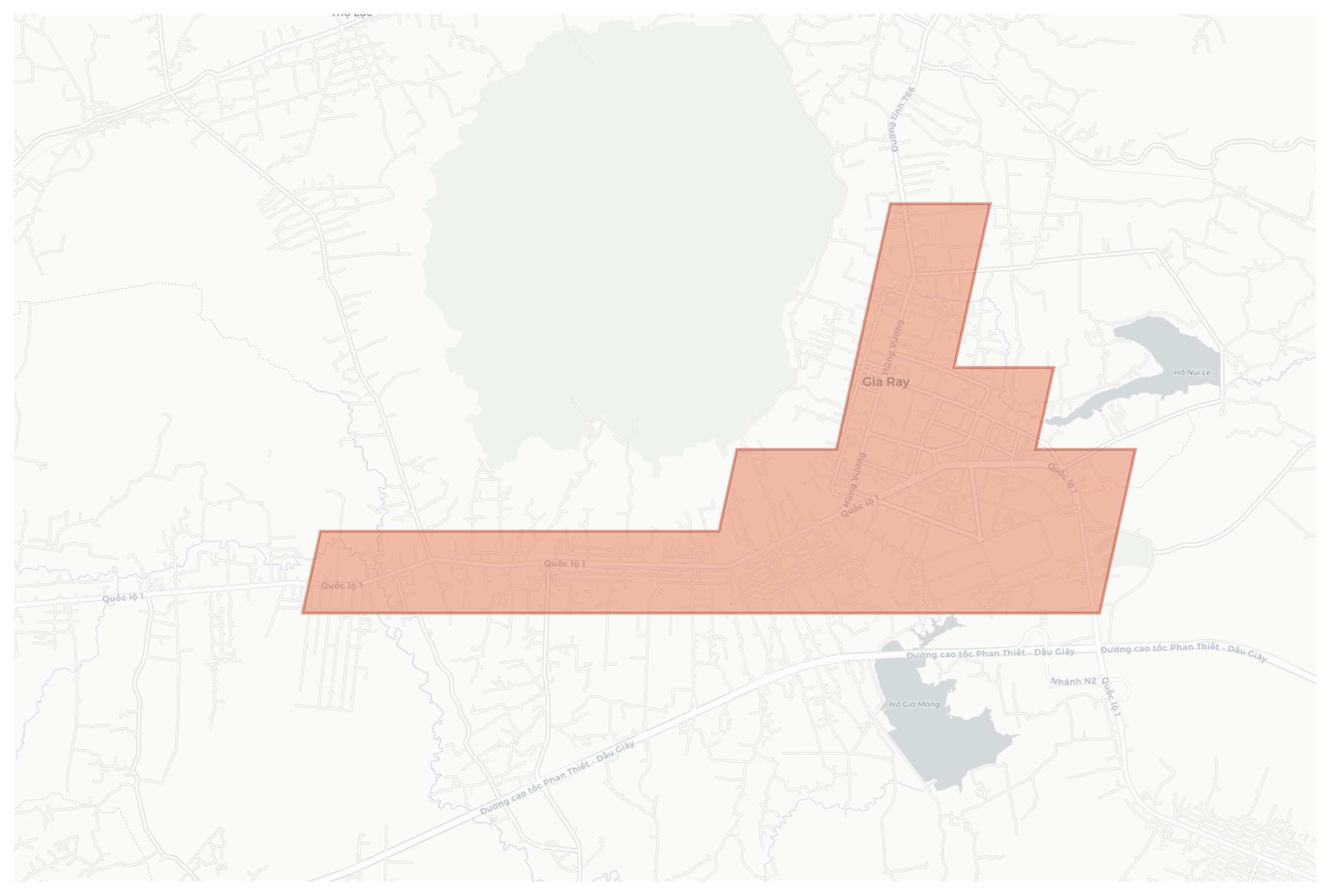 Gia Ray geographic map