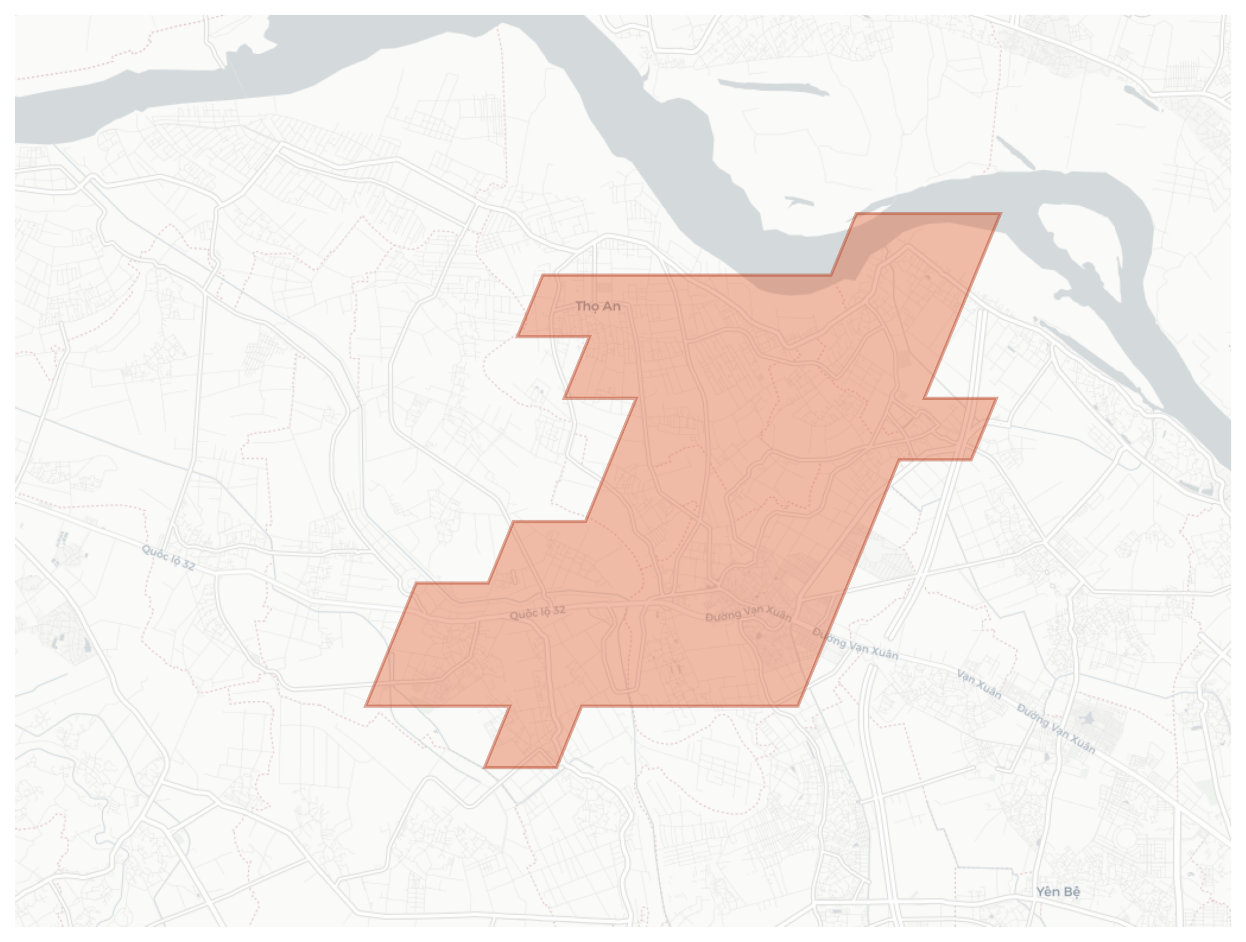 Phùng geographic map