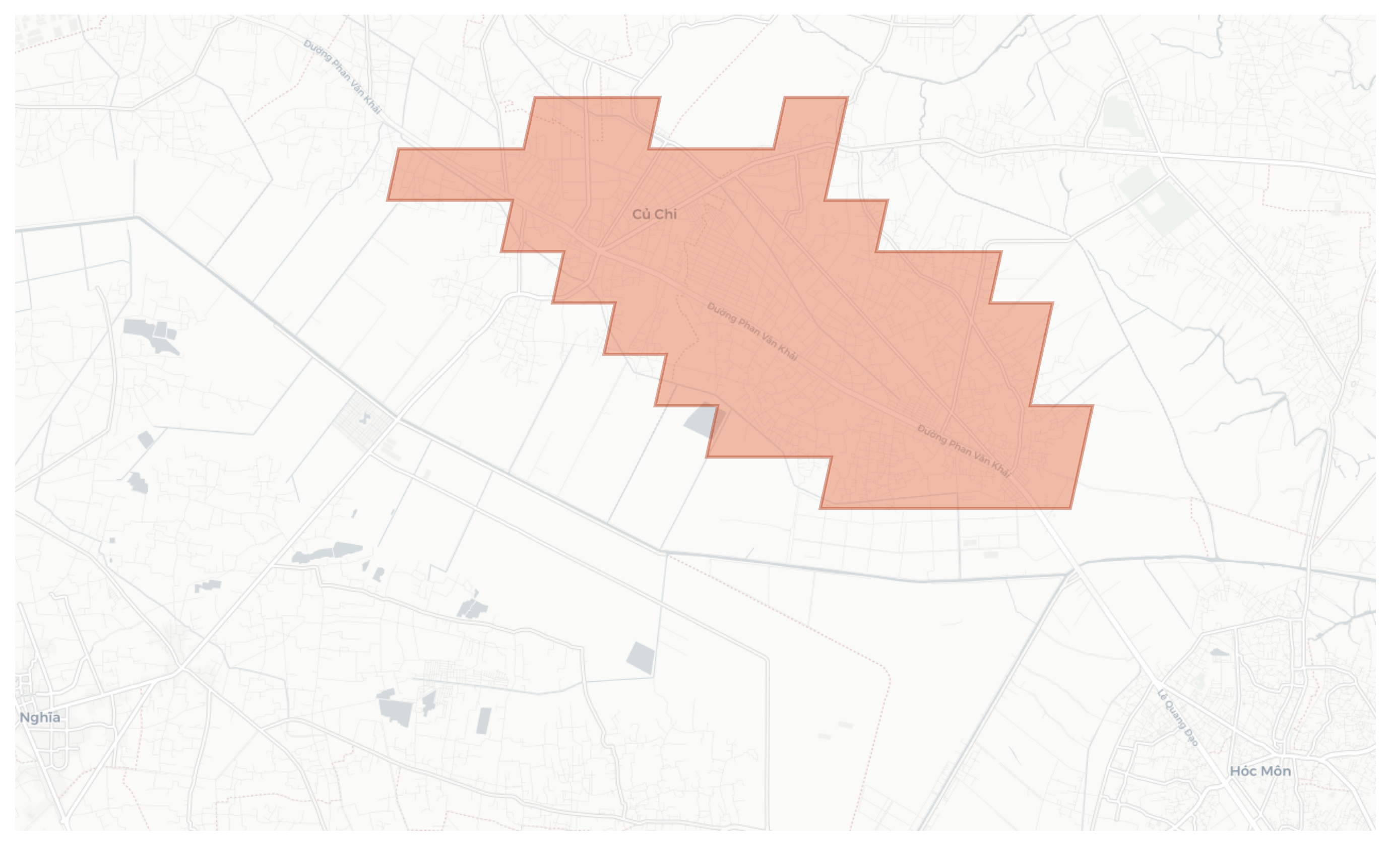 Củ Chi geographic map